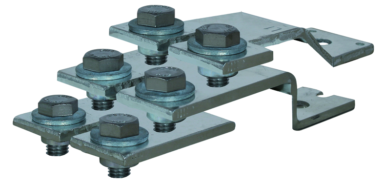 Verschienungsbausatz, zum Anschluss von 2x300mm², 3x120mm² an SL3, mit Schraubanschluss M12 (/3A)