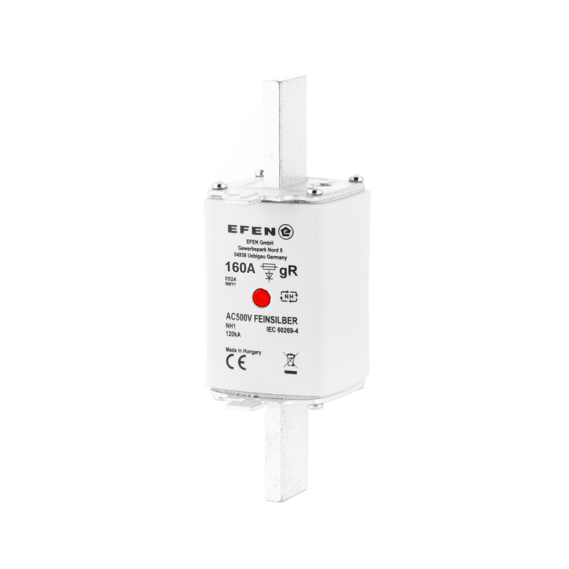 NH-Sicherung Gr. 1, 160A, Charakteristik gR, AC 500V, 120kA