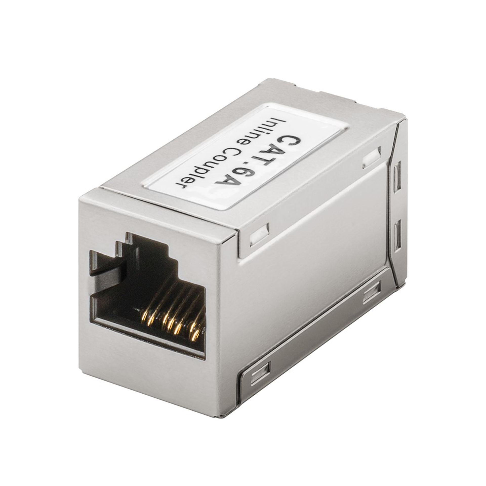 RJ45 Modularkupplung/Verbinder, CAT 6A, Vollmetallgehäuse