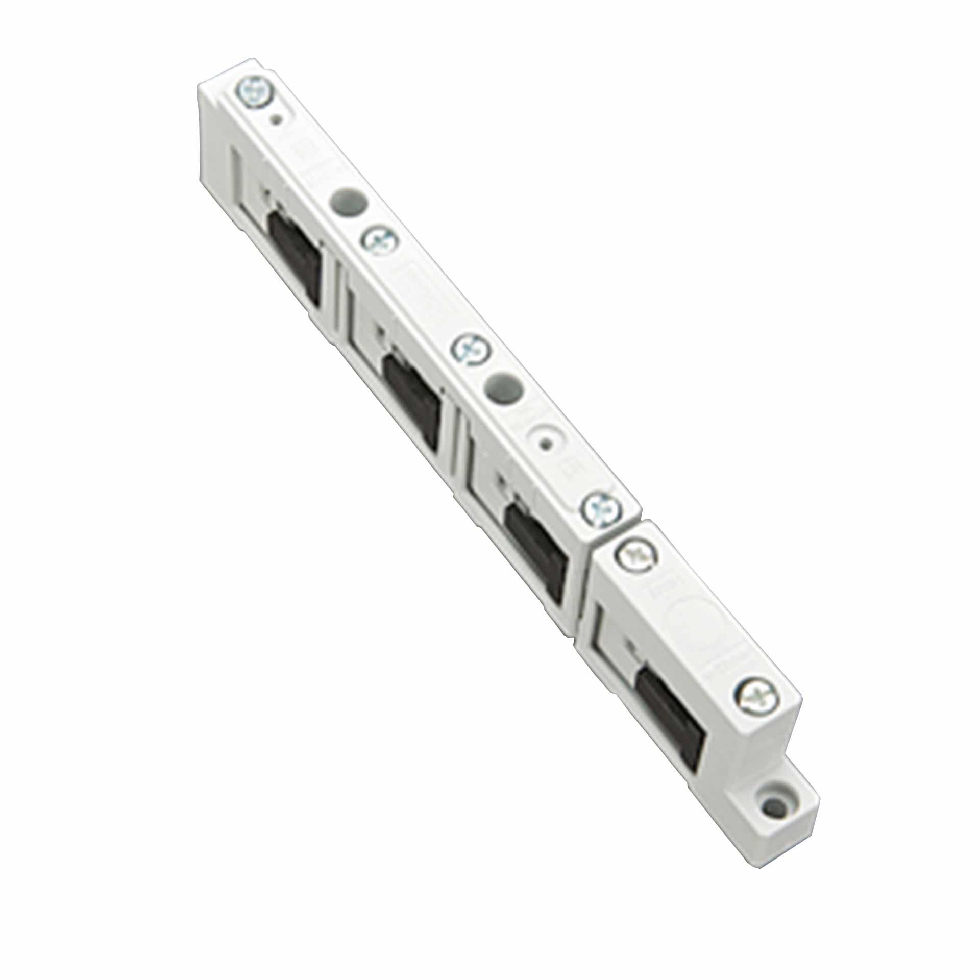 4P Sammelschienenträger (UL), 60mm System für Schiene 12 x 5 - 30 x 10mm
