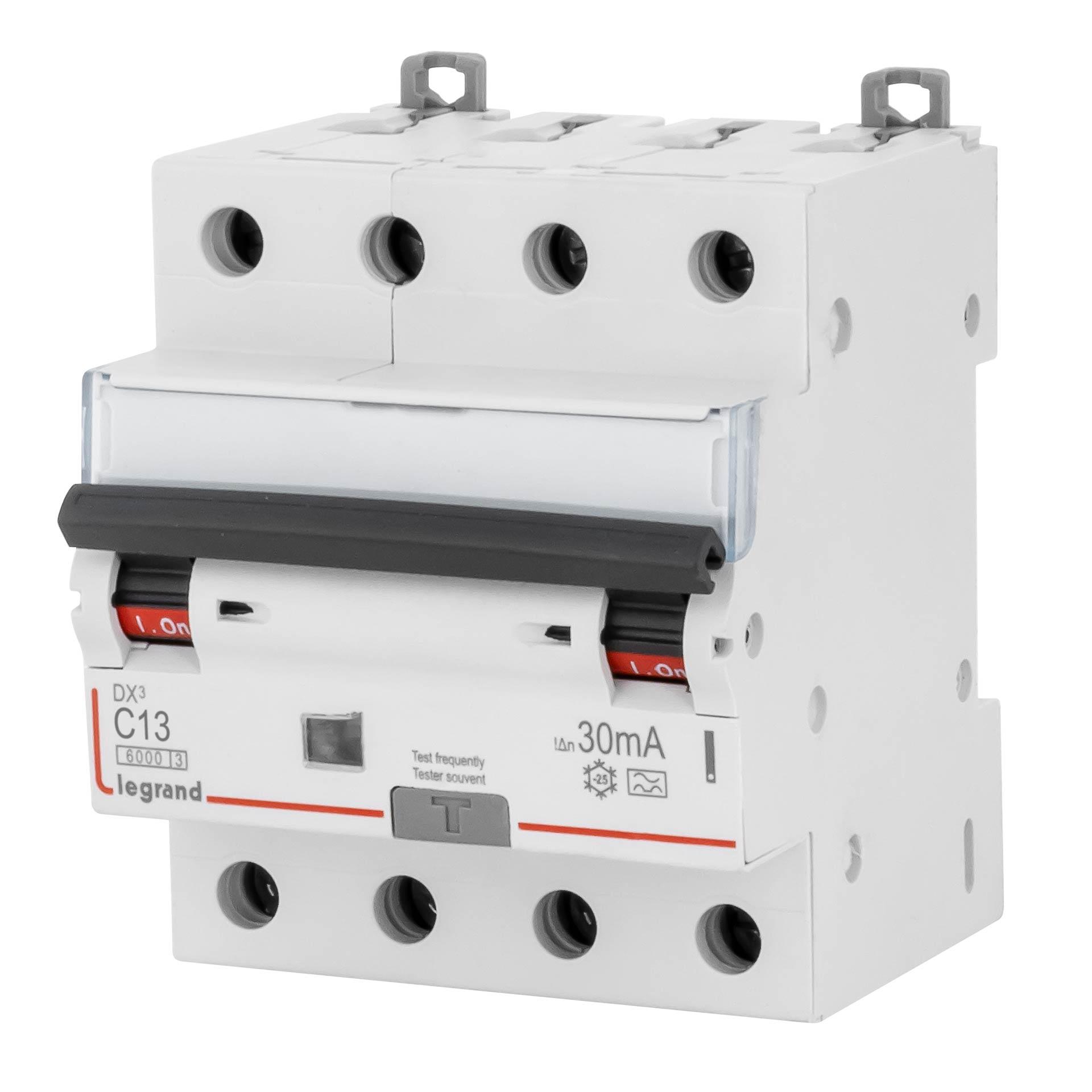FI/LS Standard 4P, Charakteristik C / 13A (0.03A), Typ A, 6kA *