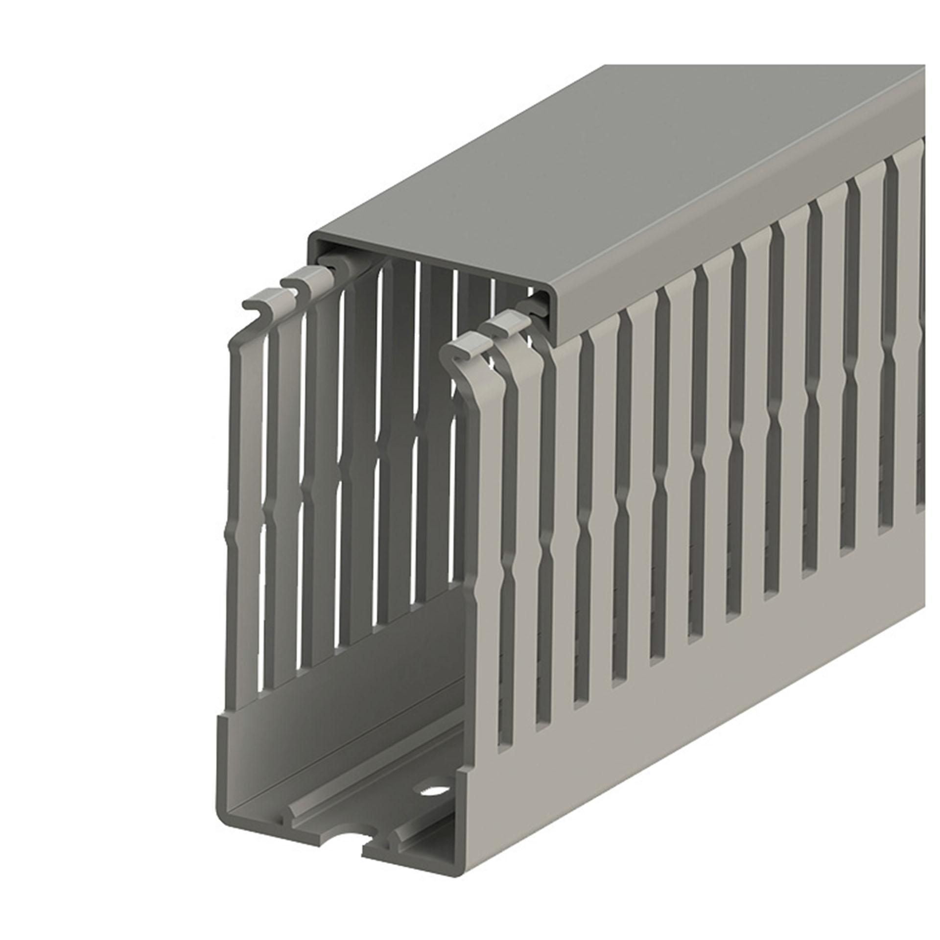 Kabelkanal PVC grau (VK-GN) / 40x80mm (BxH)