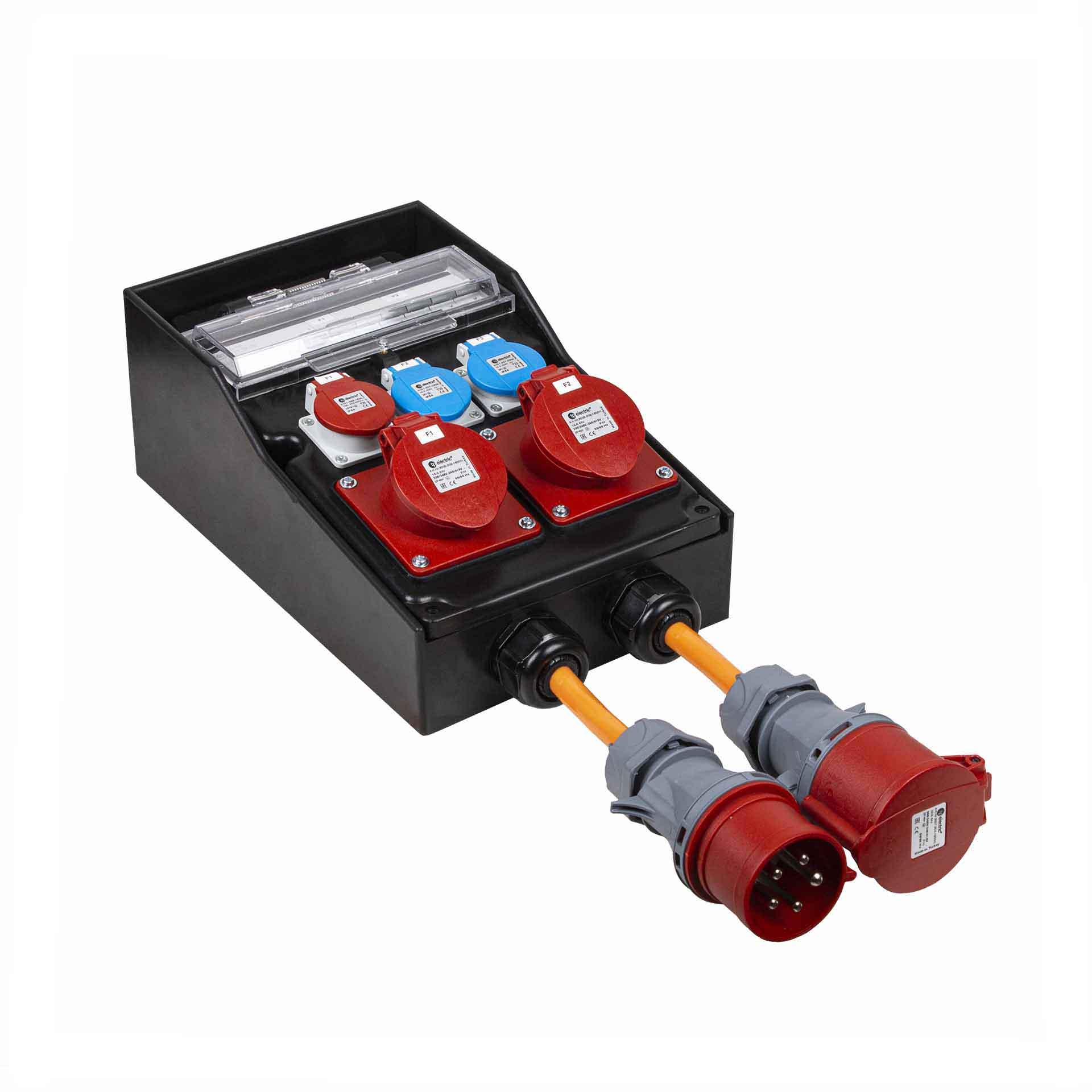 Hartgummi Baustromverteiler 215S-07 32A