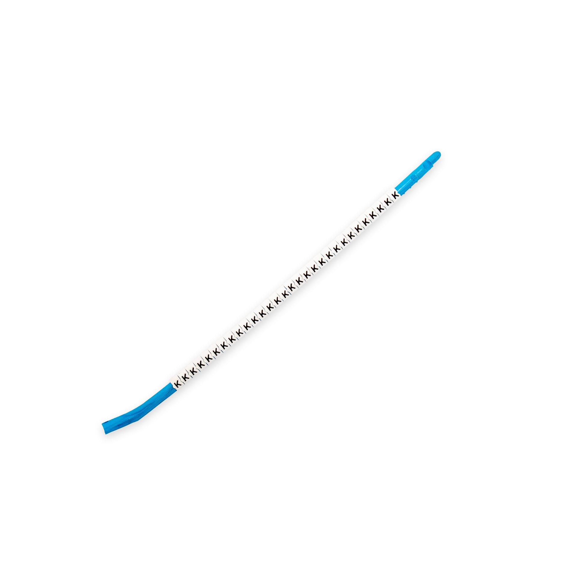Markiertüllen "K", 0.75 - 1.5mm2, weiss, VPE à 300 Stück