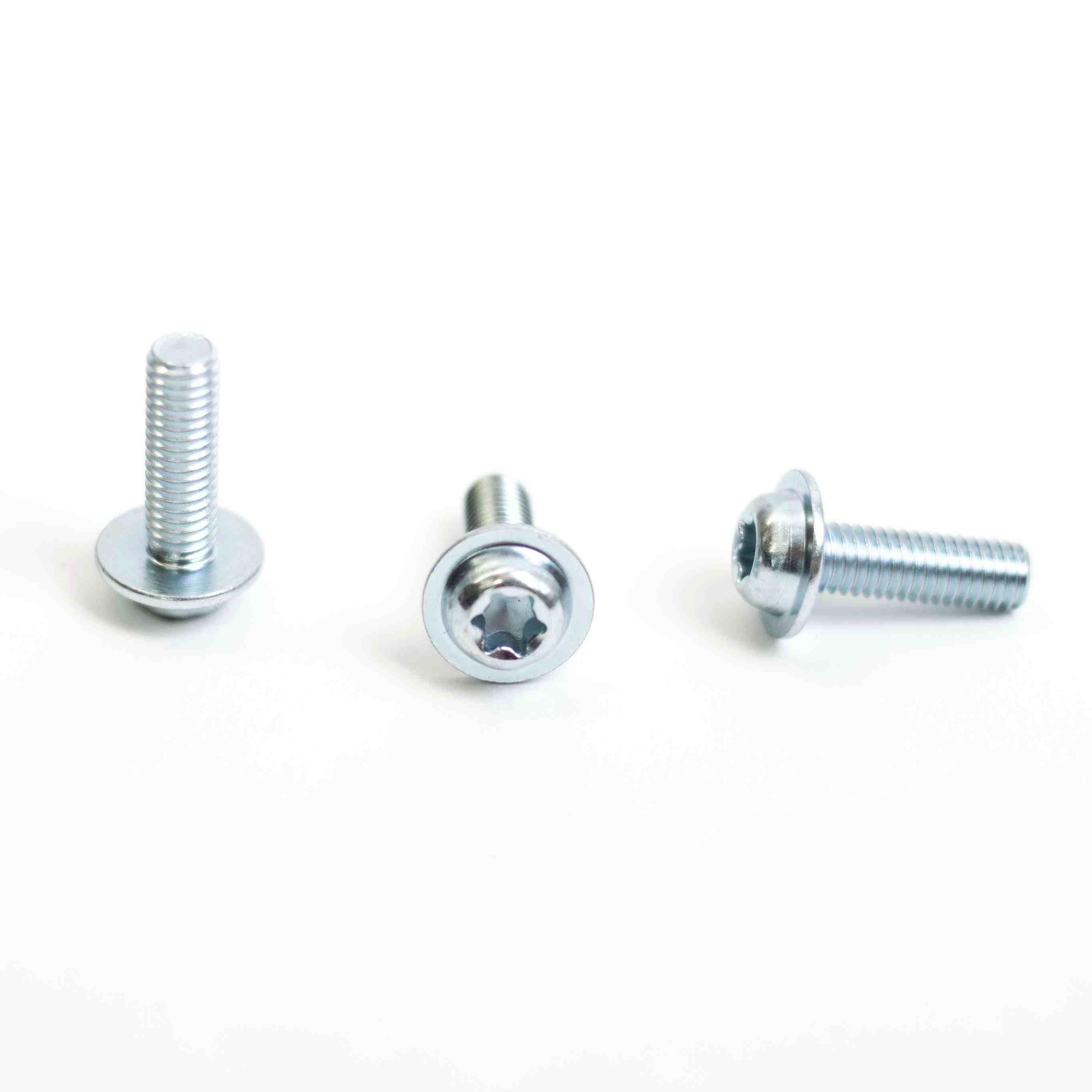 Linsenschraube Torx mit Flansch M6x20mm