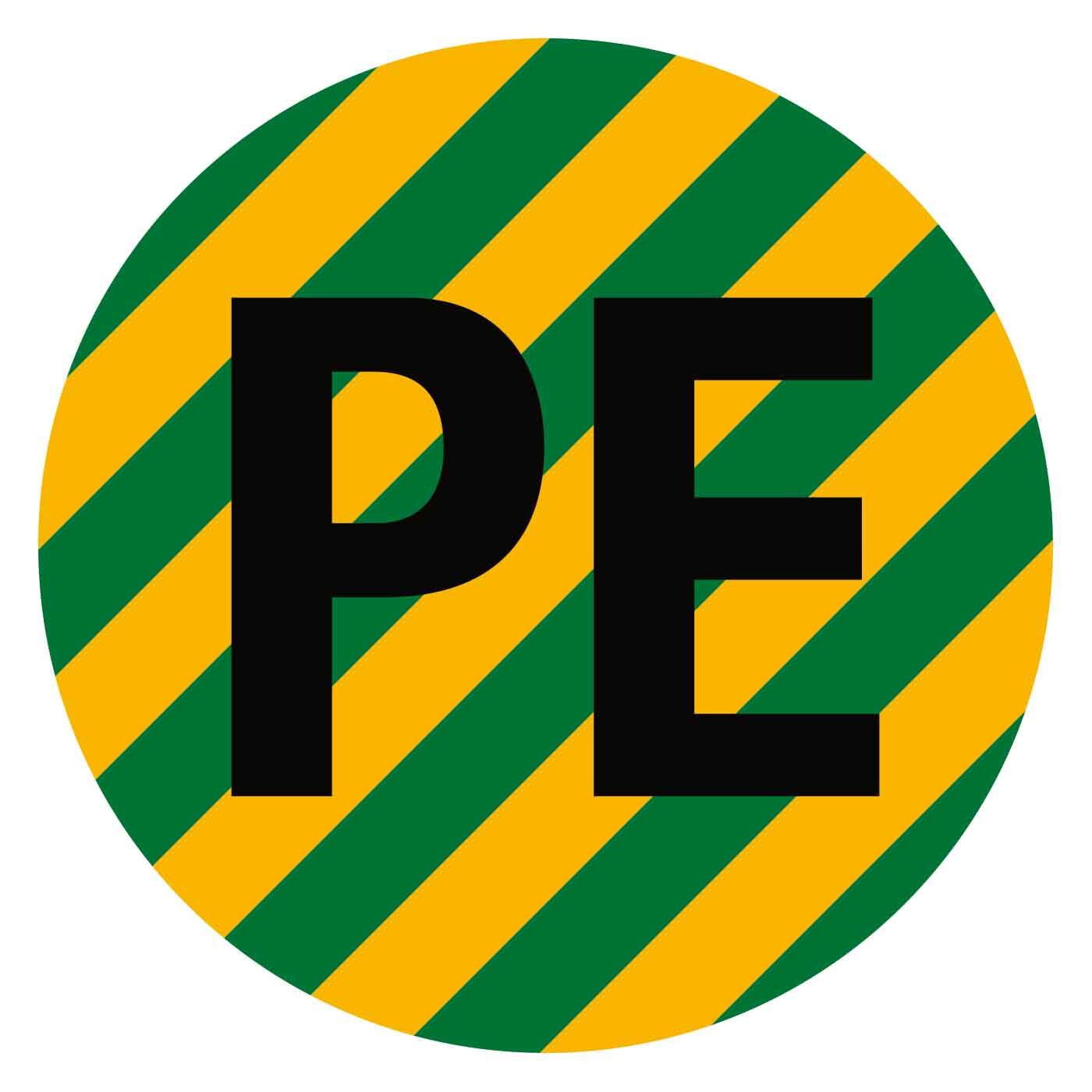 Schutzleiter PE Ø 20mm,VPE 108 Stk. A4 Bogen
