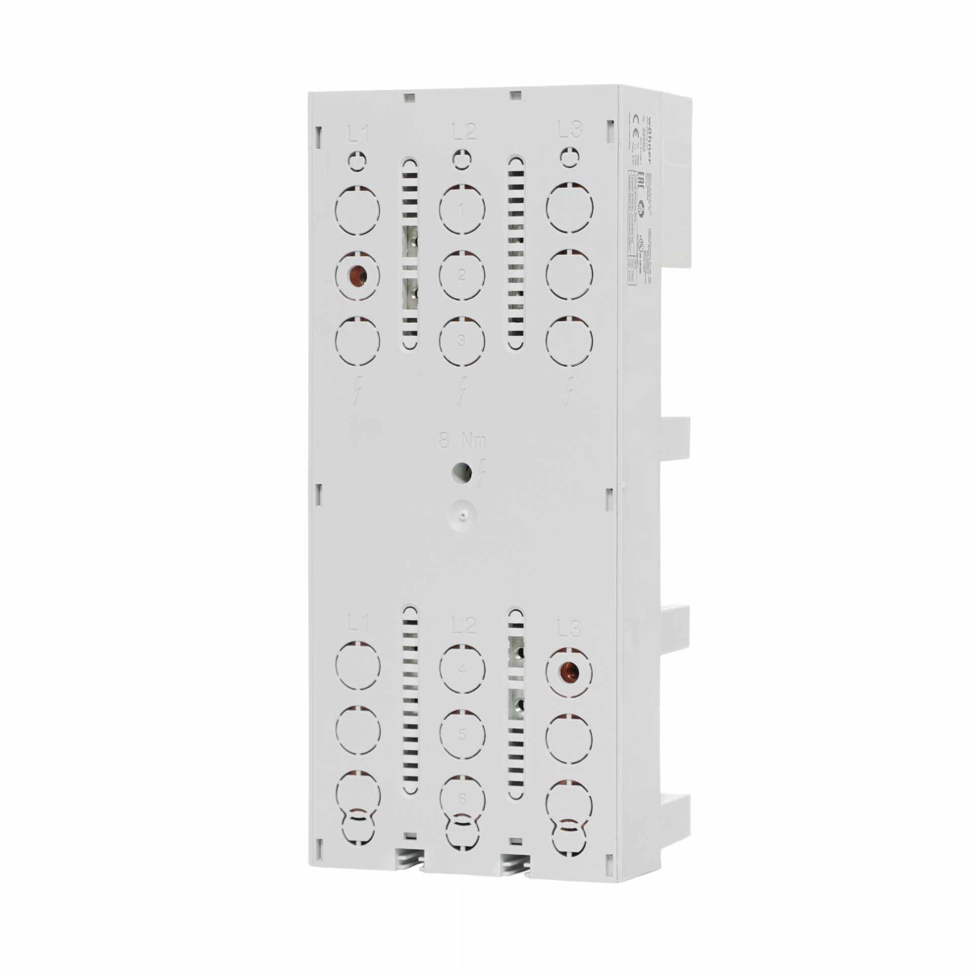 3P Sammelschienenadapter 210A, Schraubanschluss M6, oben / unten, 105x240mm, für Terasaki S250-NJ