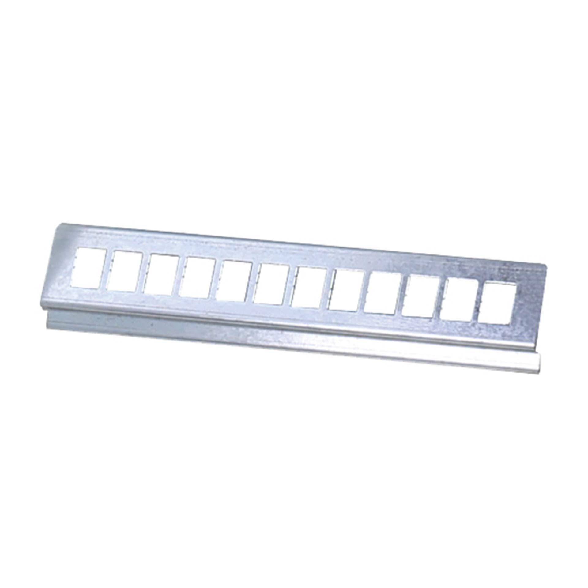RJ45-Link Einbaublech 12 Anschlüsse