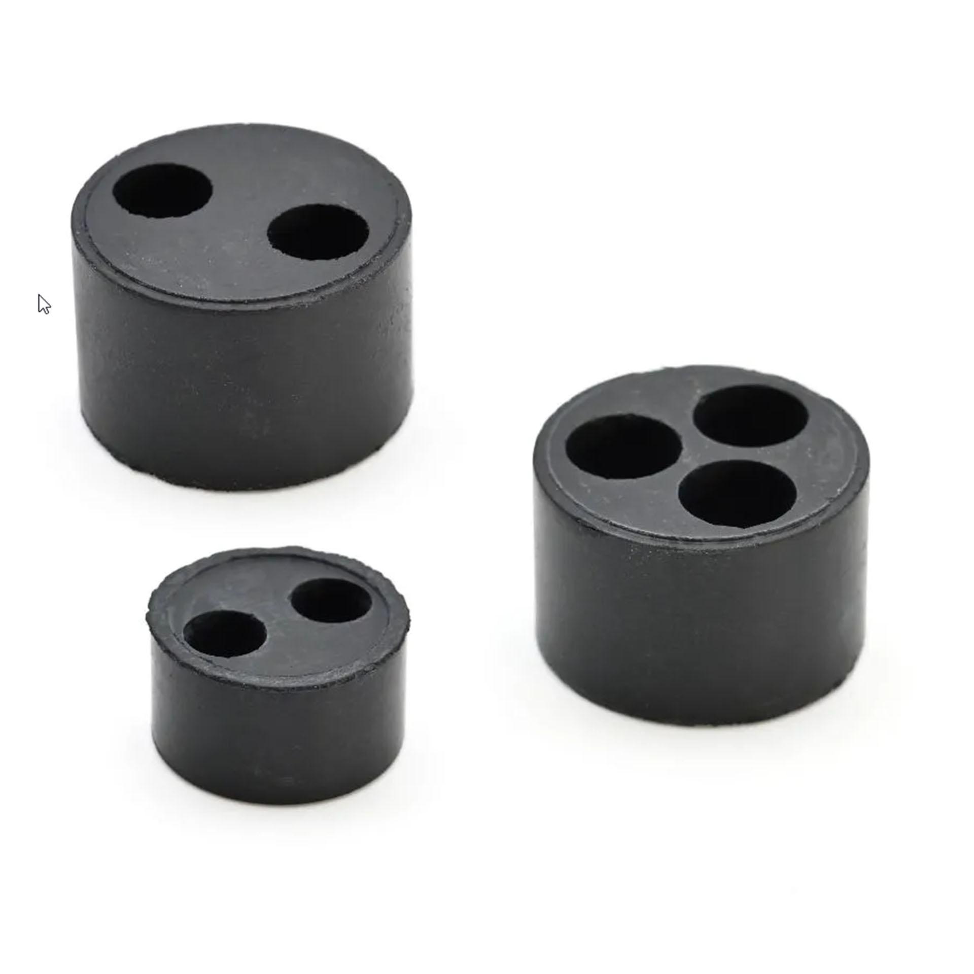 Mehrlocheinführungs-Einsatz für Kabelverschraubungen MAXI, M16 & PG11, 2-Loch (4mm)