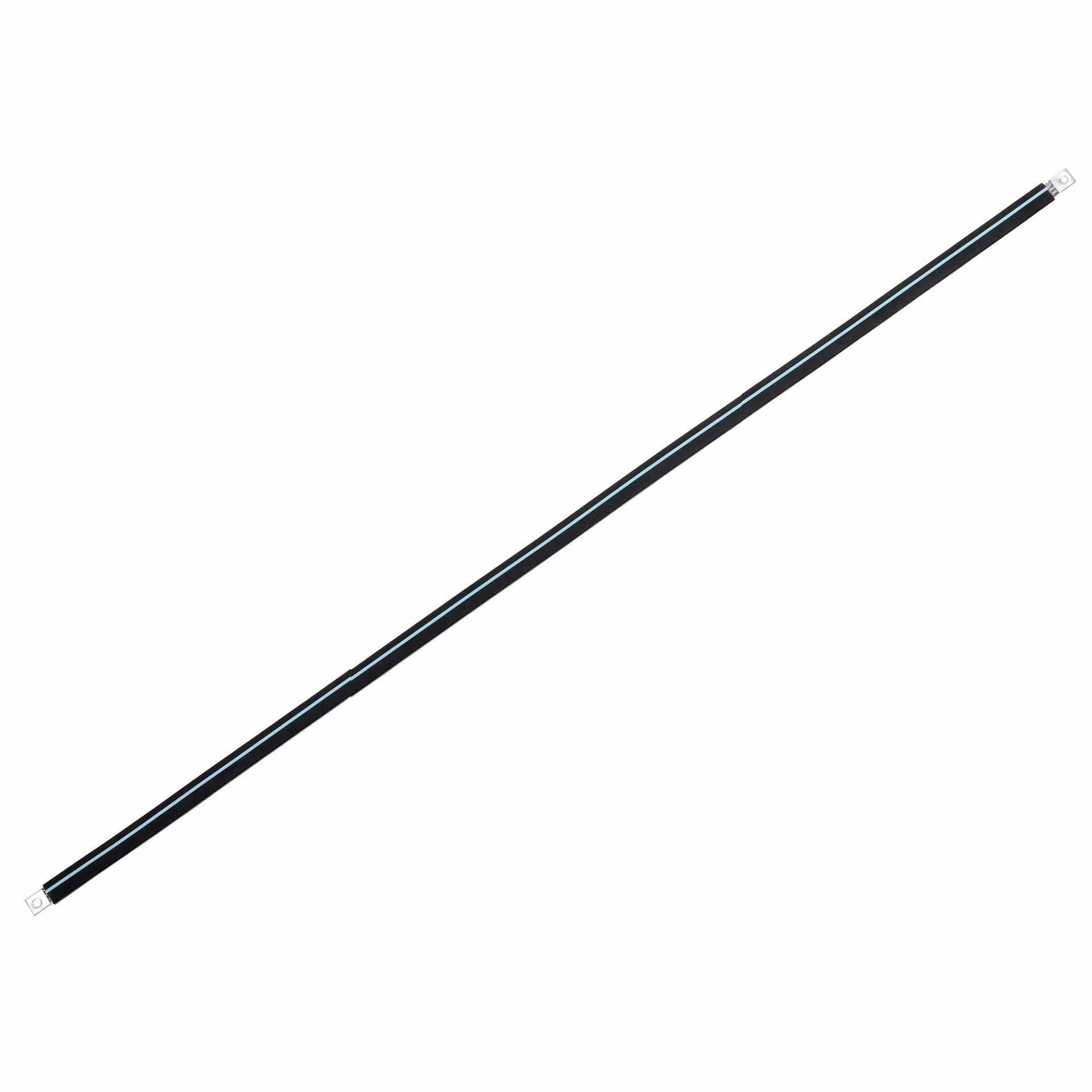 Isolierte Anschlusslasche aus Kupfergeflecht verzinnt L:1330mm 50mm2, 250A, 2x M10, Halogenfrei