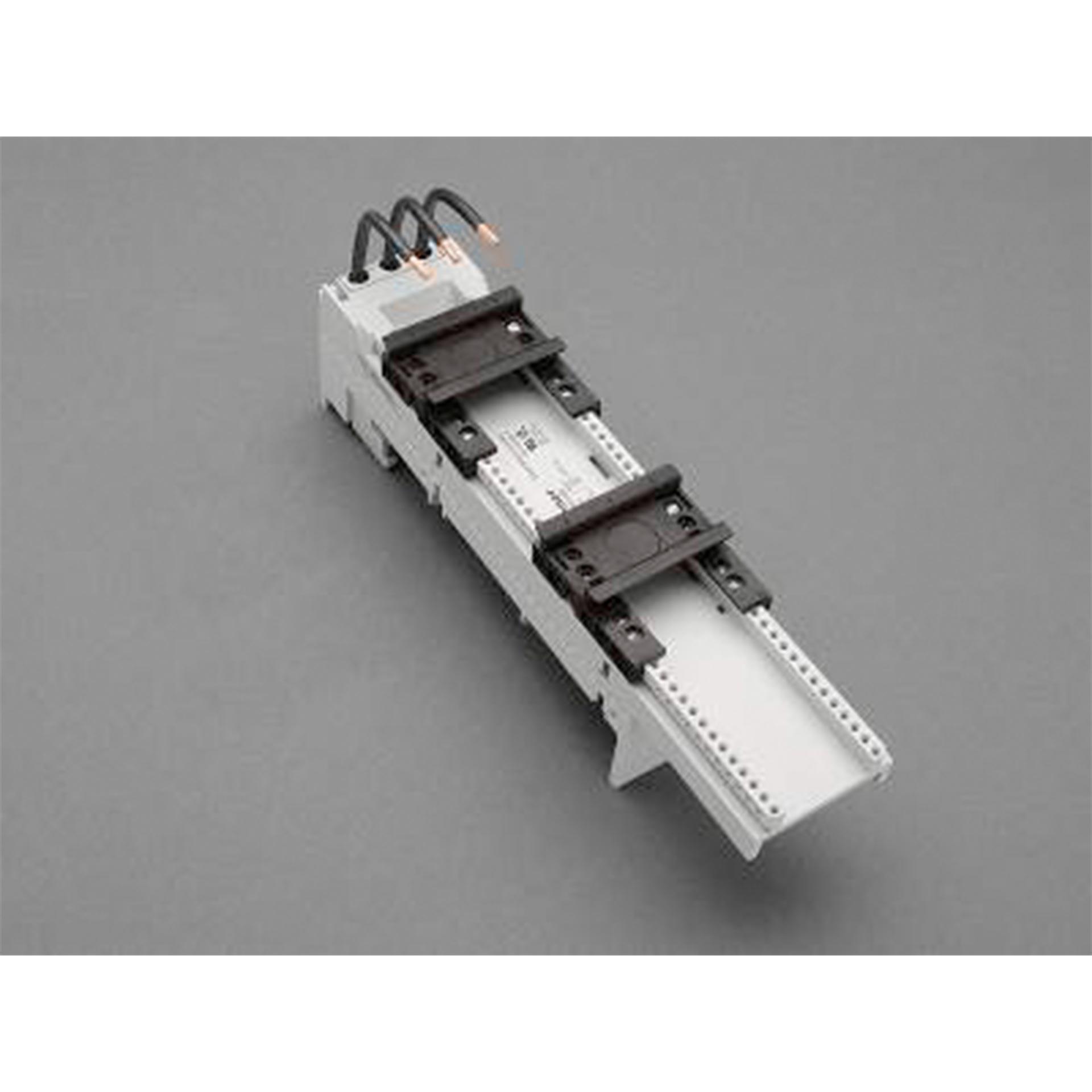 3P Sammelschienenadapter 32A, 2T mit abnehmbaren Oberteil, 54x260mm