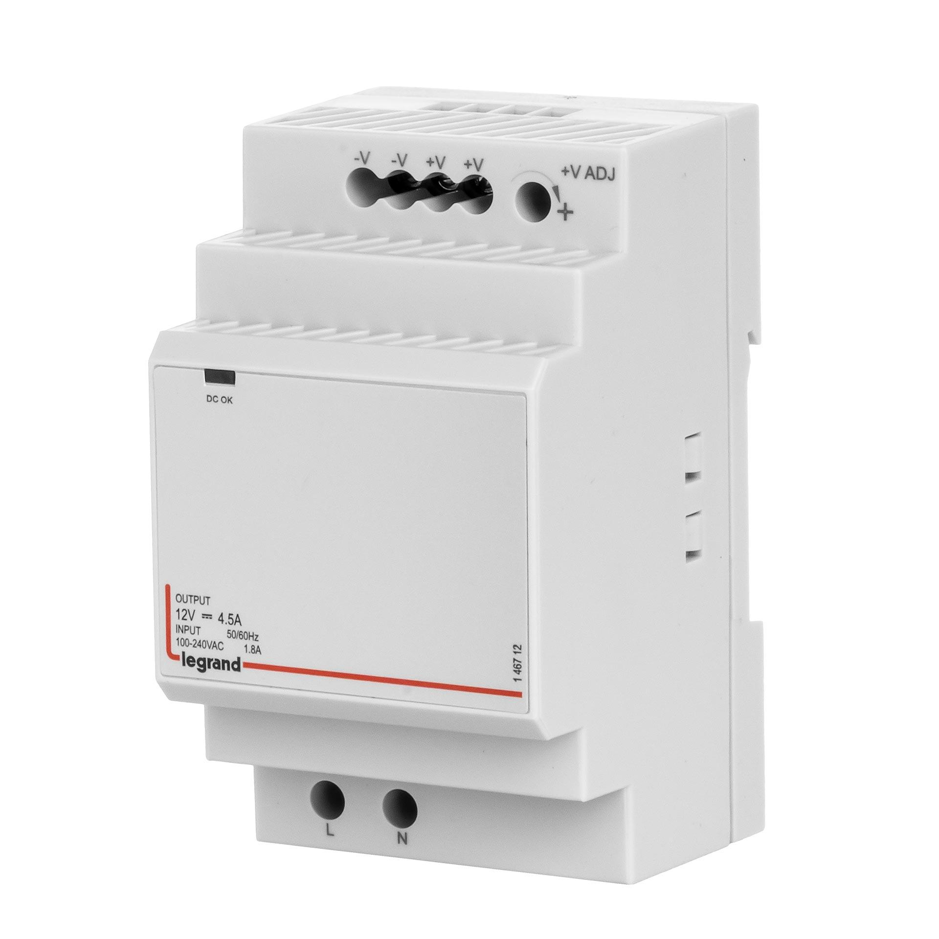Netzgerät stabilisiert 12V DC 54W 4.5A