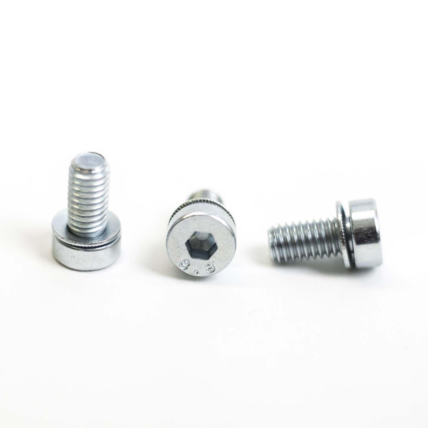 Rundkopf Inbus mit Sicherungsscheibe M6x10mm
