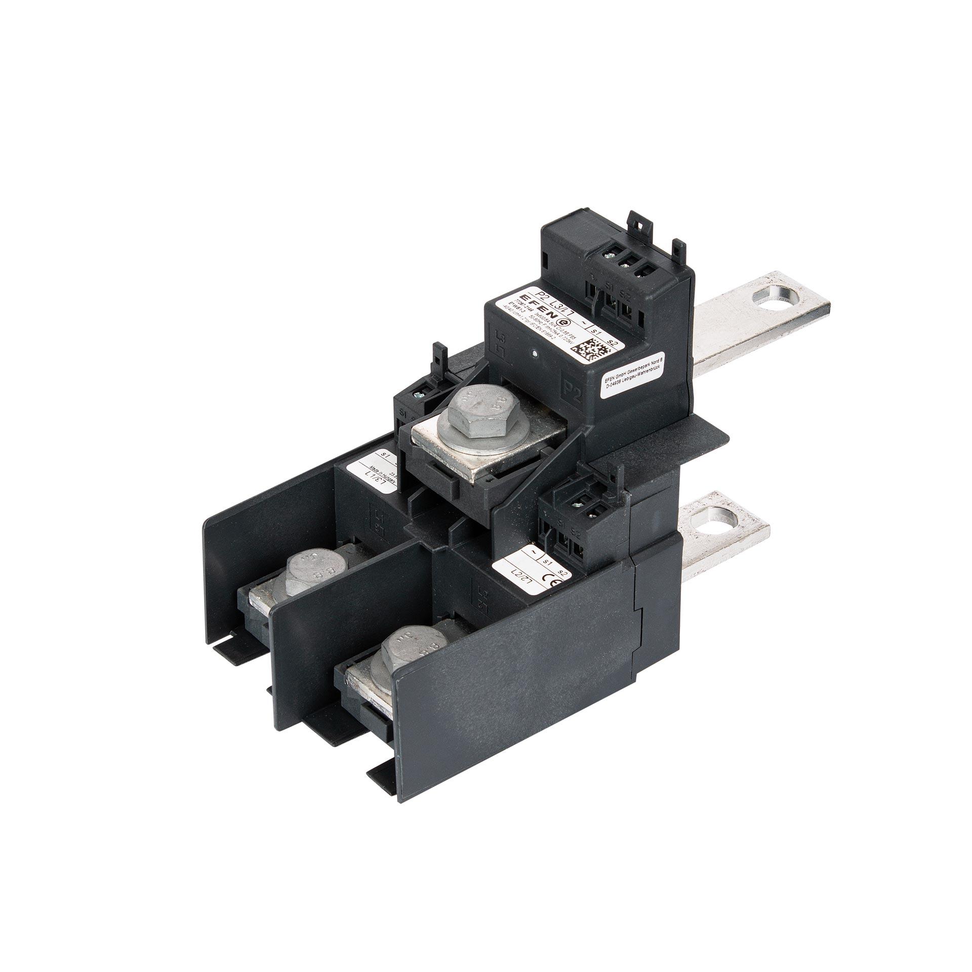 Stromwandlerblock für NH-Sicherungslastschaltleisten, Gr.1-3, 600/5, 5.0VA, Klasse 0.5S