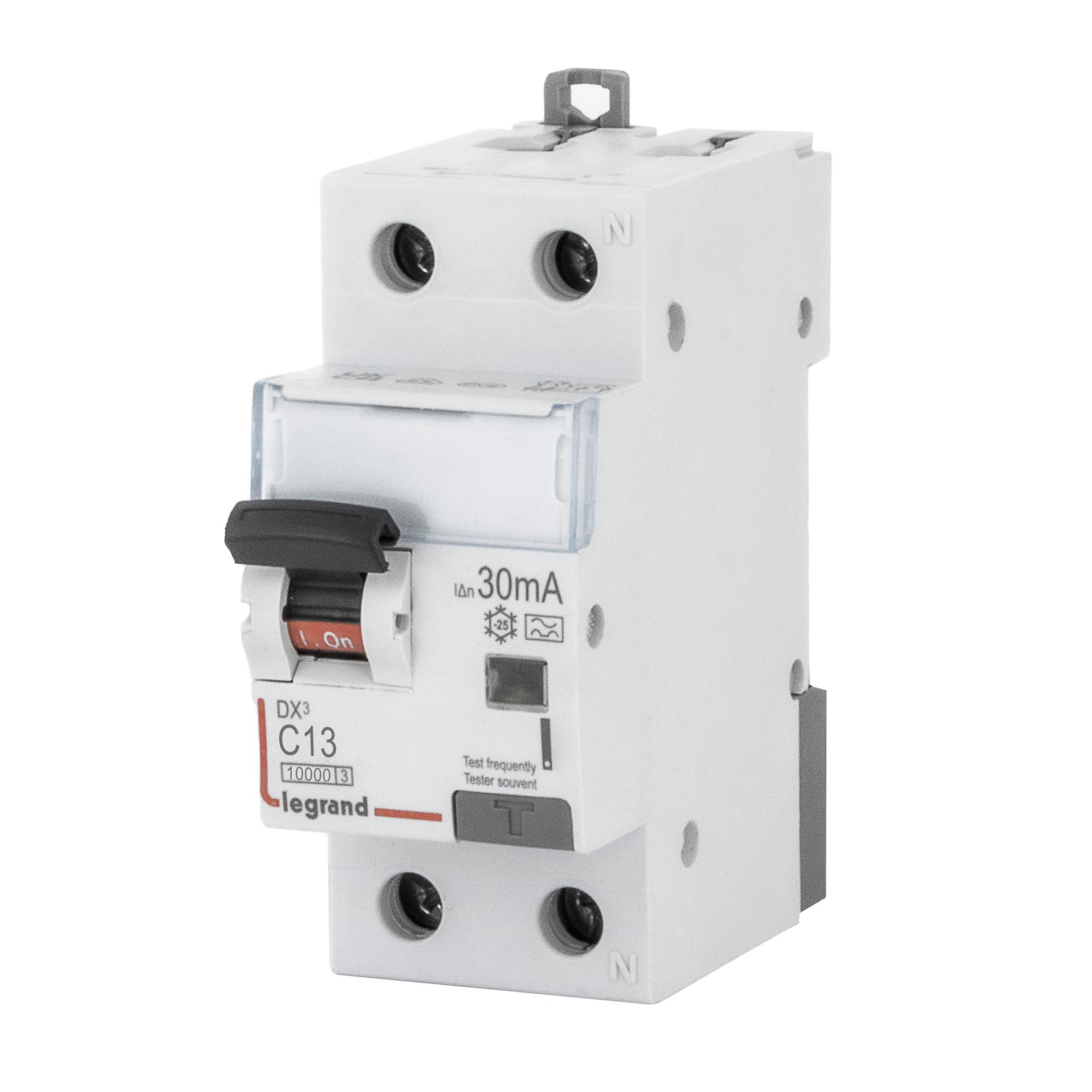 FI/LS Standard 1PN, Charakteristik C / 13A (0.03A), Typ A, 10kA *