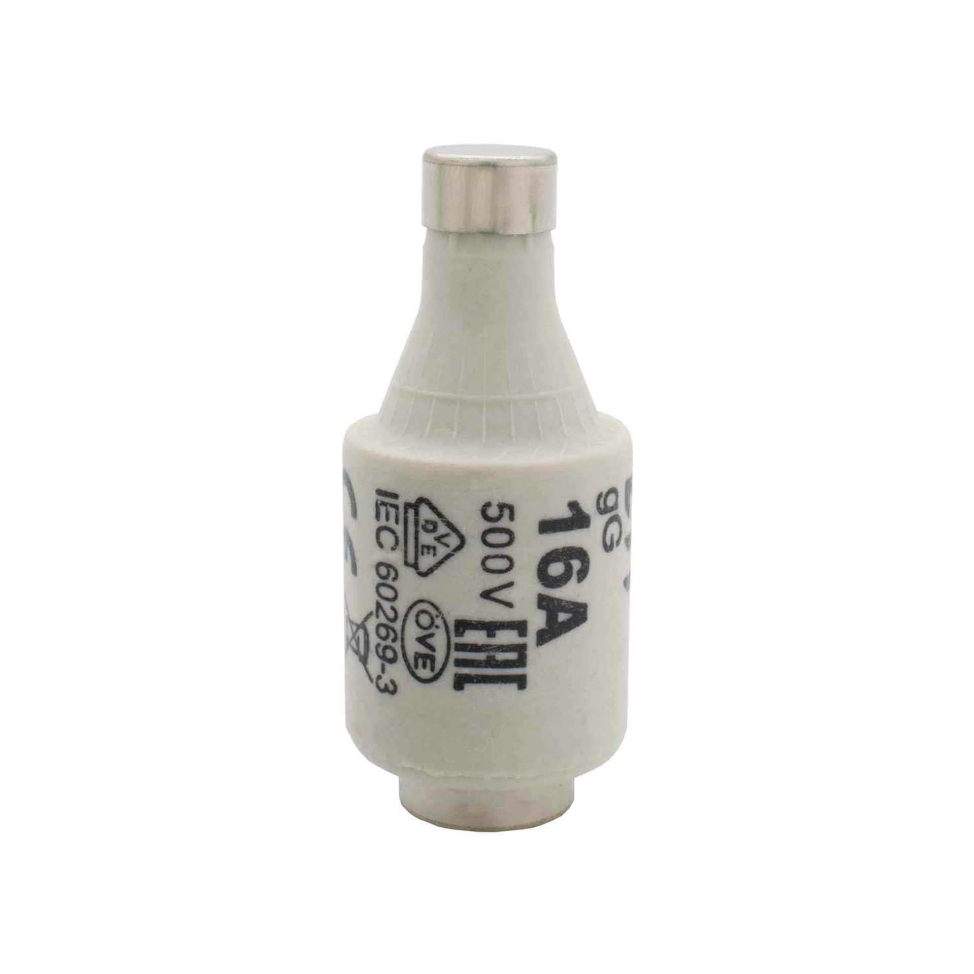 Sicherungspatrone DII gL/gG 16A, 500V (grau)