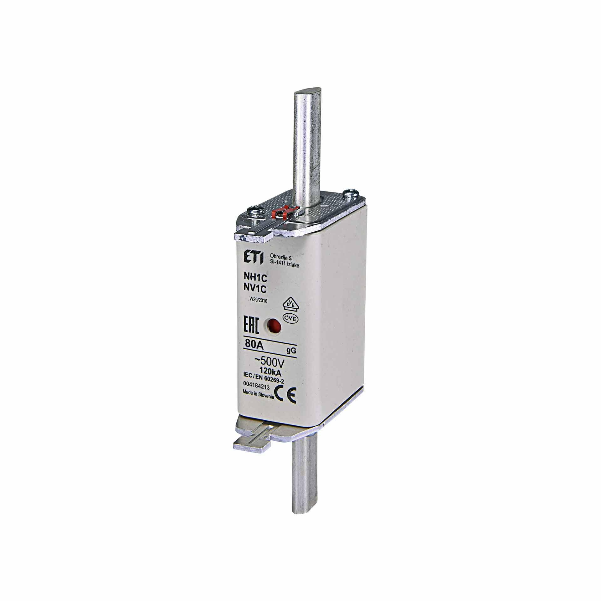 NH-Sicherung Gr.1  80A, Charakteristik gL-gG 500V