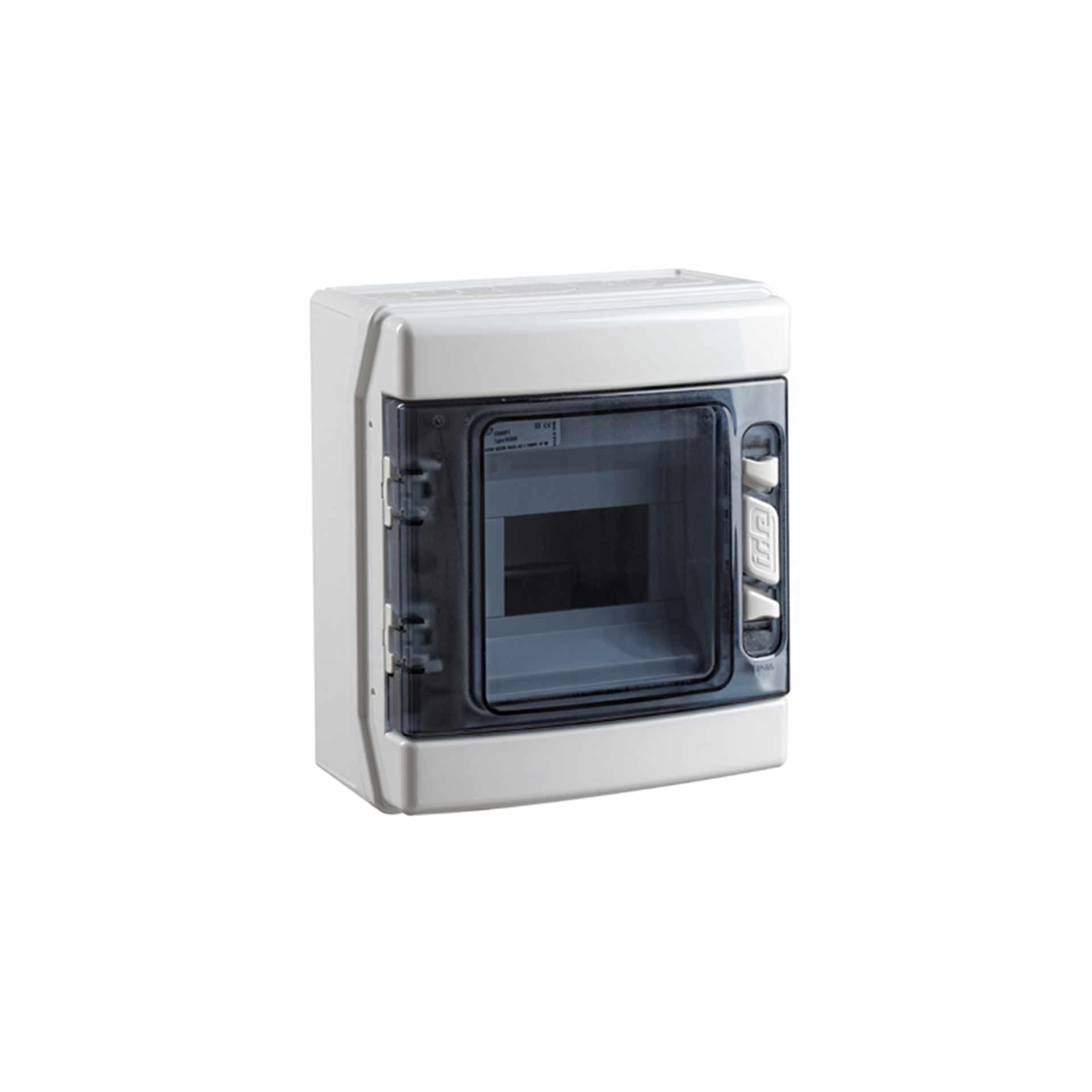 Aufputzverteiler "CDN6PT/RR" mit transparenter Tür, IP65, 1x6 Modul (6M)