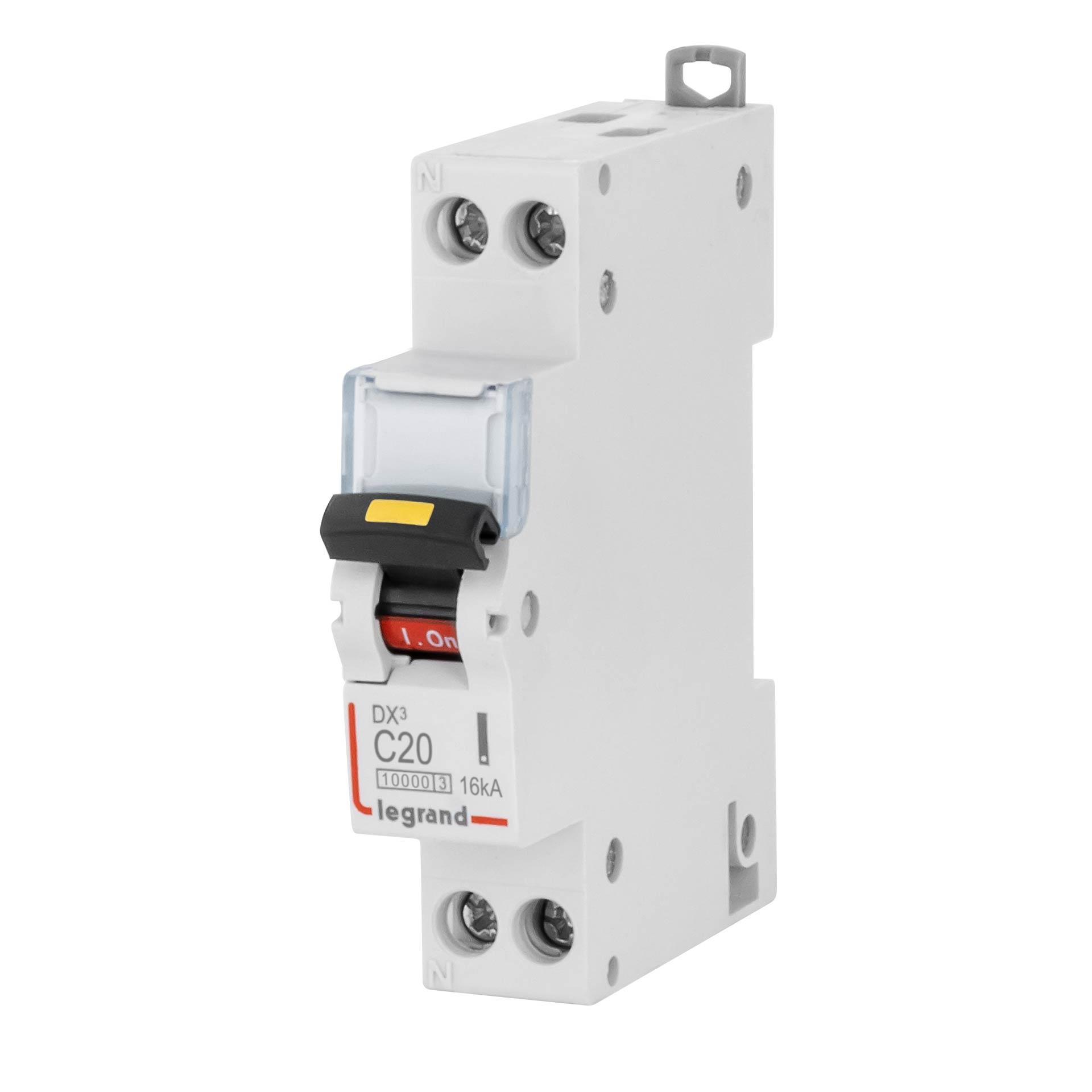 Leitungsschutzschalter Optimiert 1PN, Charakteristik C / 20A, 10kA, Schraubanschluss