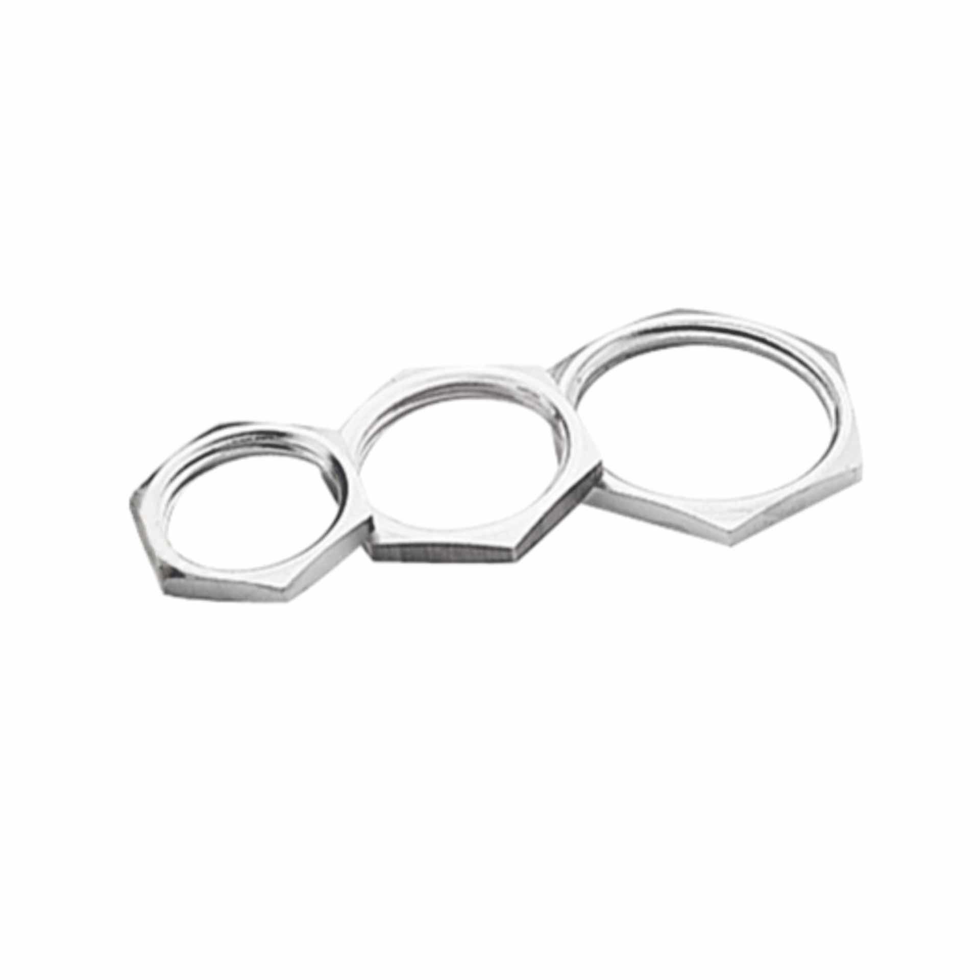 Gegenmutter für Verschraubungen PG42, Edelstahl V2A, Standard