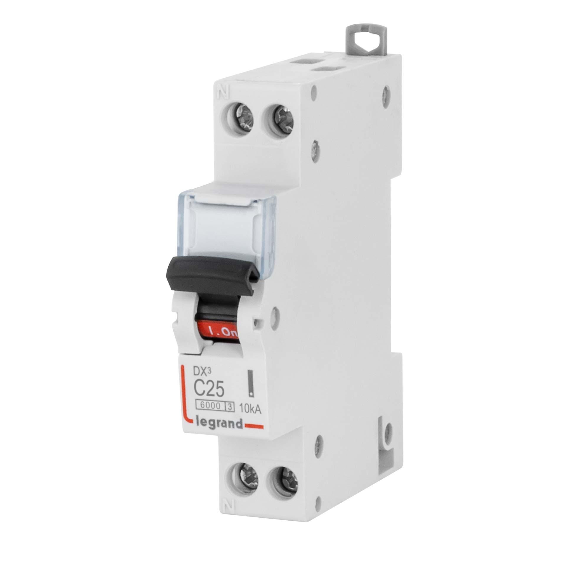 Leitungsschutzschalter Optimiert 1PN, Charakteristik C / 25A, 6kA, Schraubanschluss