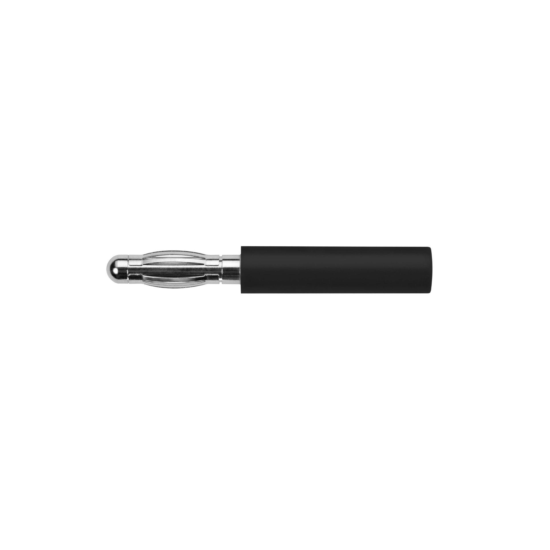 Adapter zum Adaptieren von Buchsen von ø 4mm auf ø 4mm Sicherheits-System, schwarz