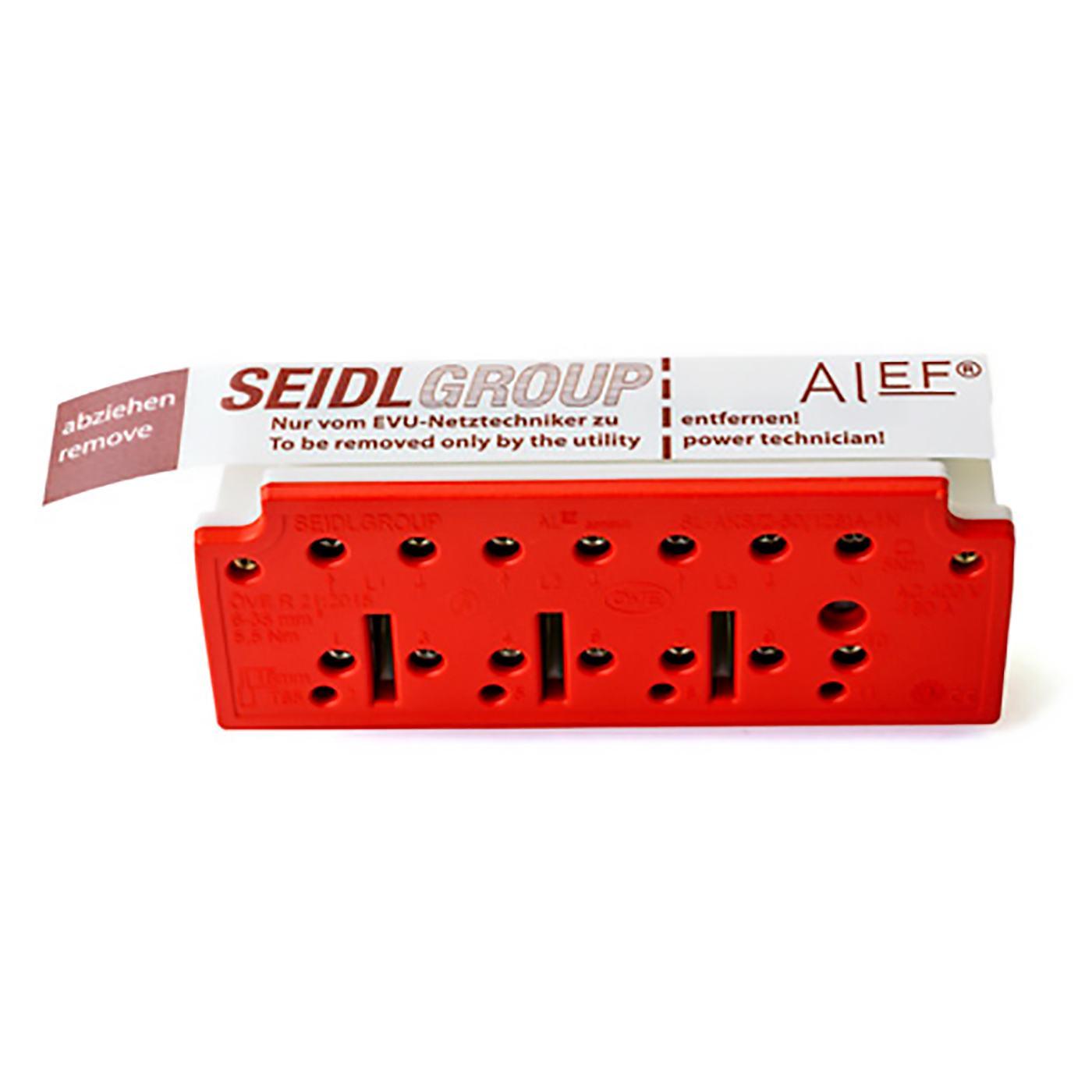 Seidl Anschlussklemme, SL-AKS-Z 80 (128A) 1N, mit TRE-Anschluss und Schutzkleber gegen Verschmutzung