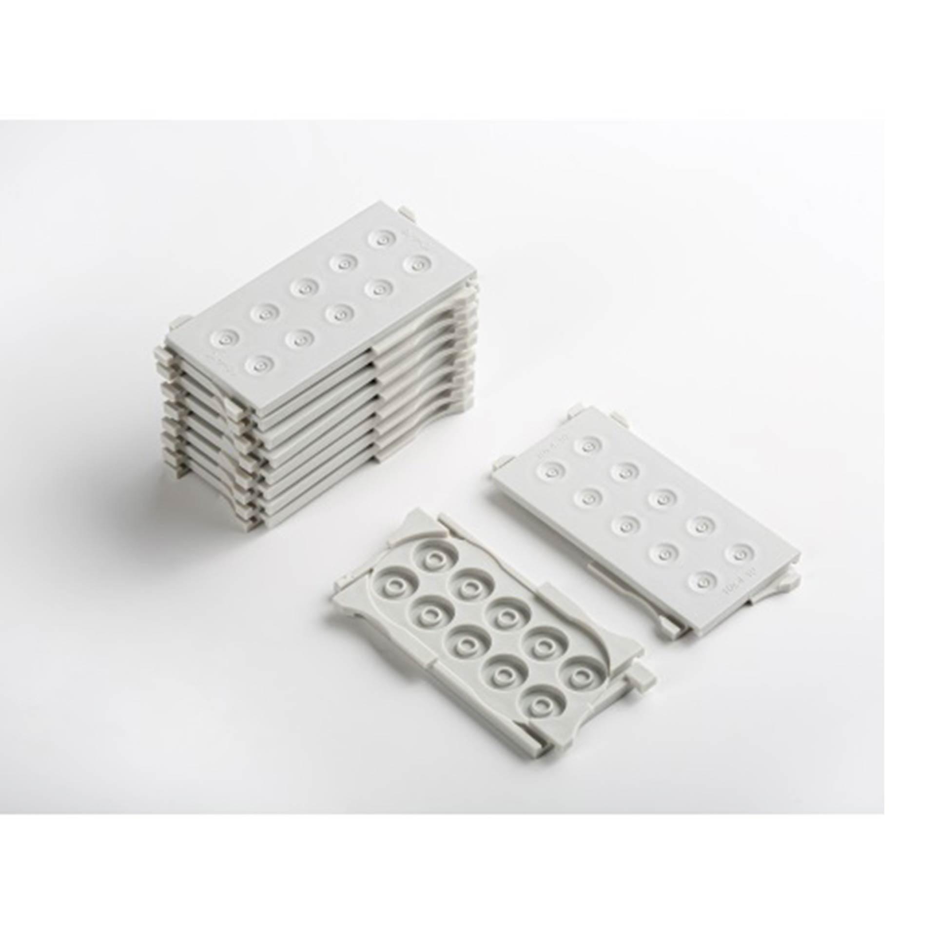 Abdeckung für Kabeldurchführung FL13,  BxH 68x34mm, 10x4-10mm