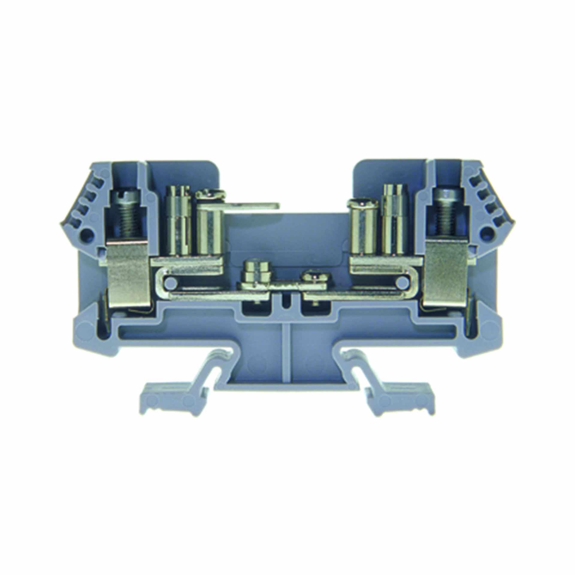 Universal-Messklemme DIN35 10mm², 2-Leiter, grau