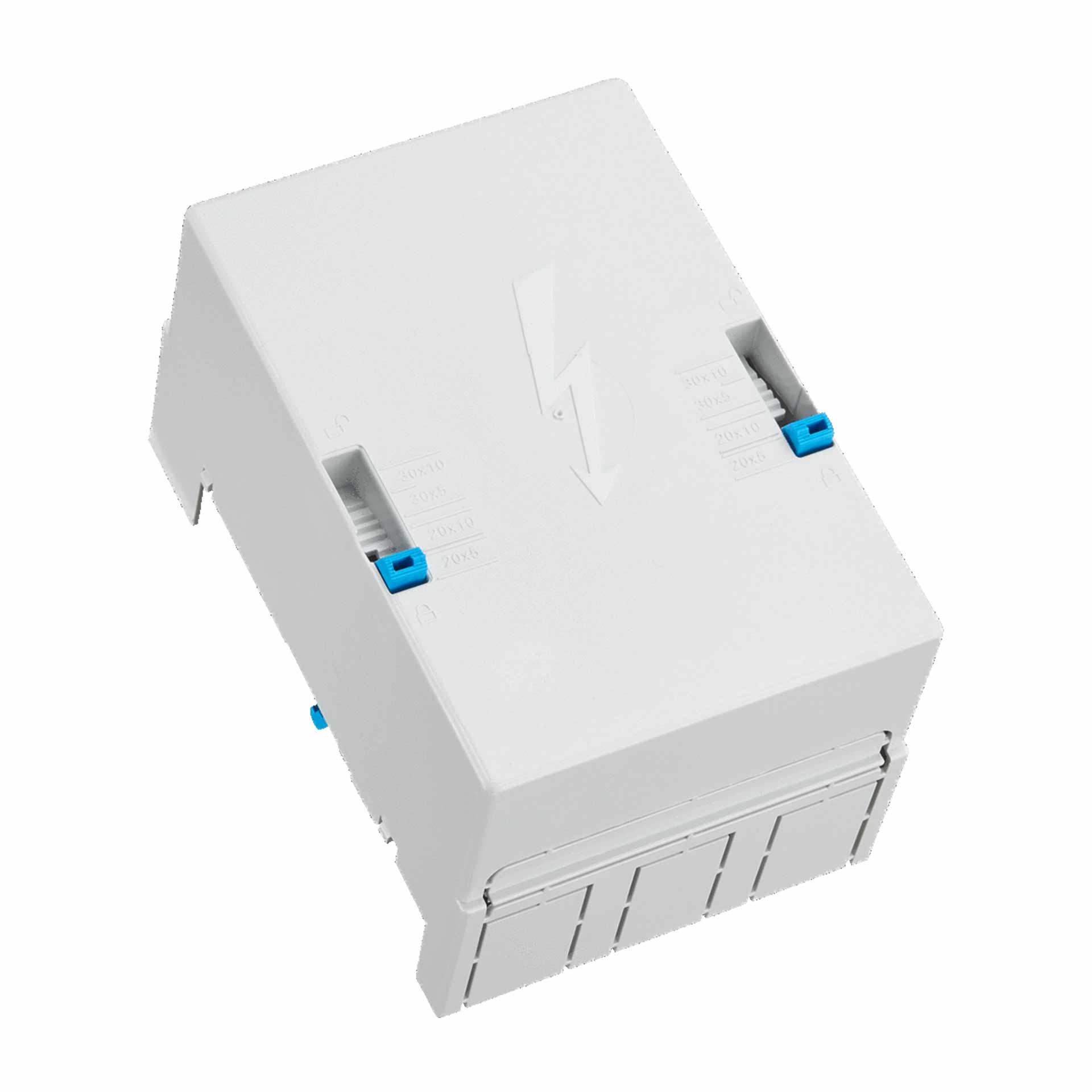 3P Einspeise-element, 60mm System für Schiene 12 x 5 - 30 x 10mm, 95-300mm2, 630A