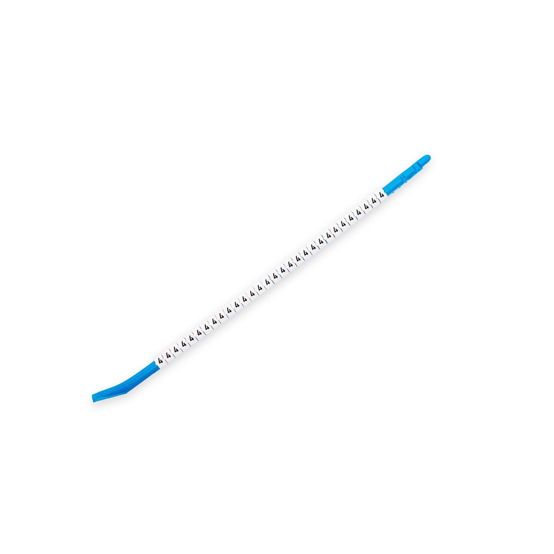 Markiertüllen "4", 1.5 - 2.5mm2, weiss, VPE à 300 Stück