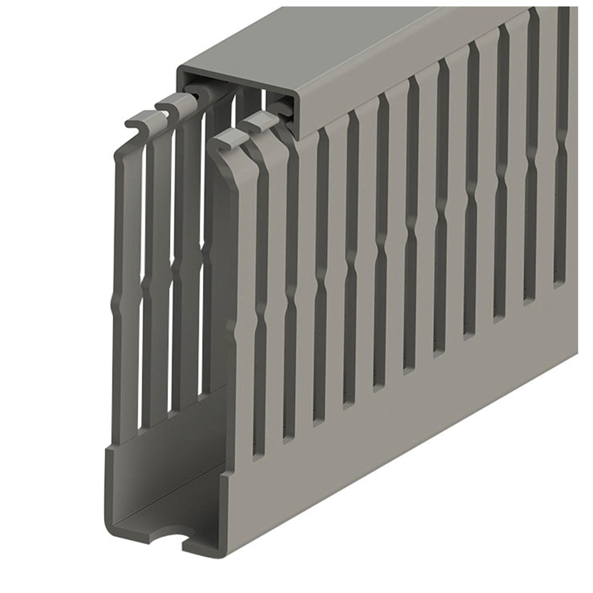 Kabelkanal PVC grau (VK-GN) / 25x80mm (BxH)