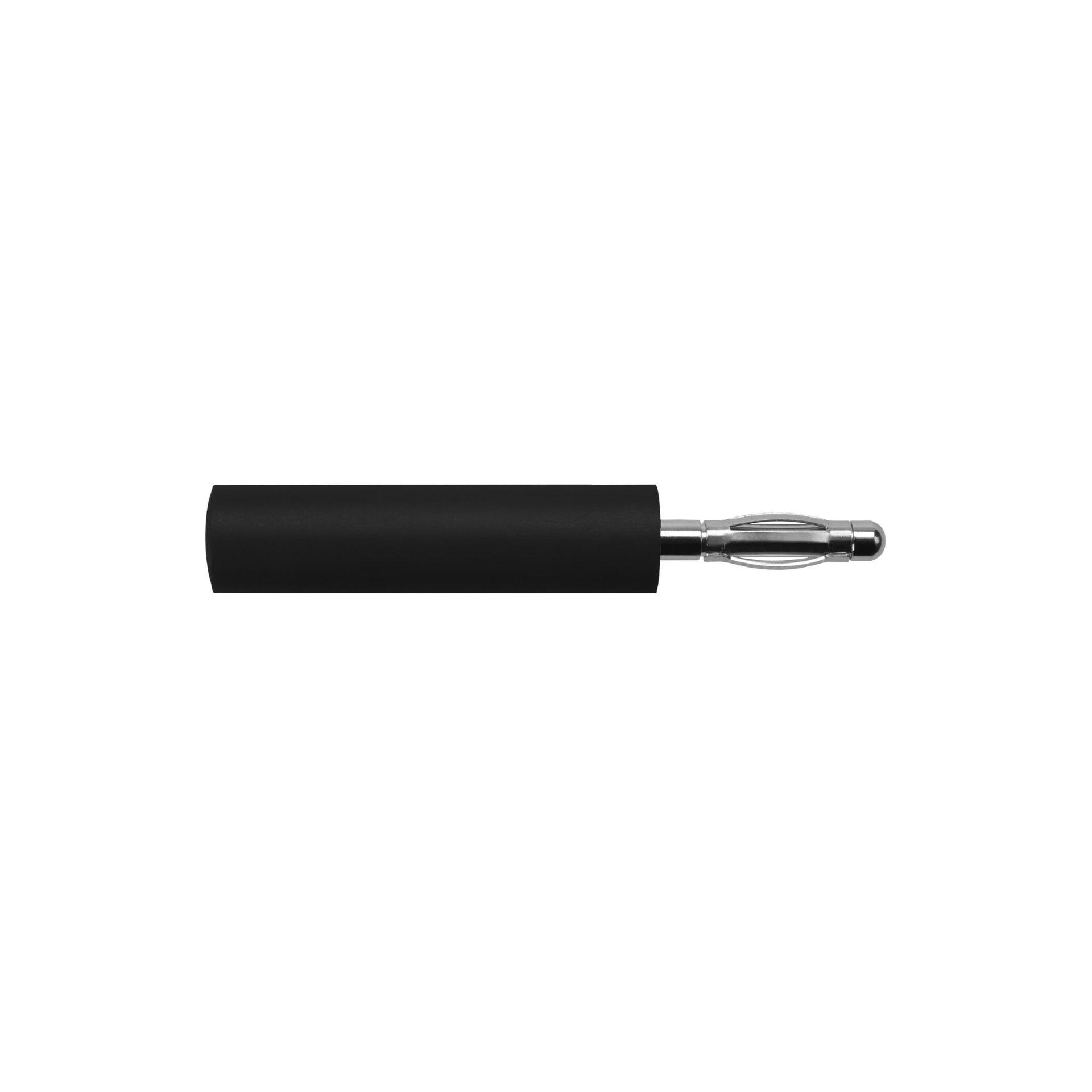Adapter zum Adaptieren von Buchsen von ø 2mm auf ø 4mm Sicherheits System schwarz