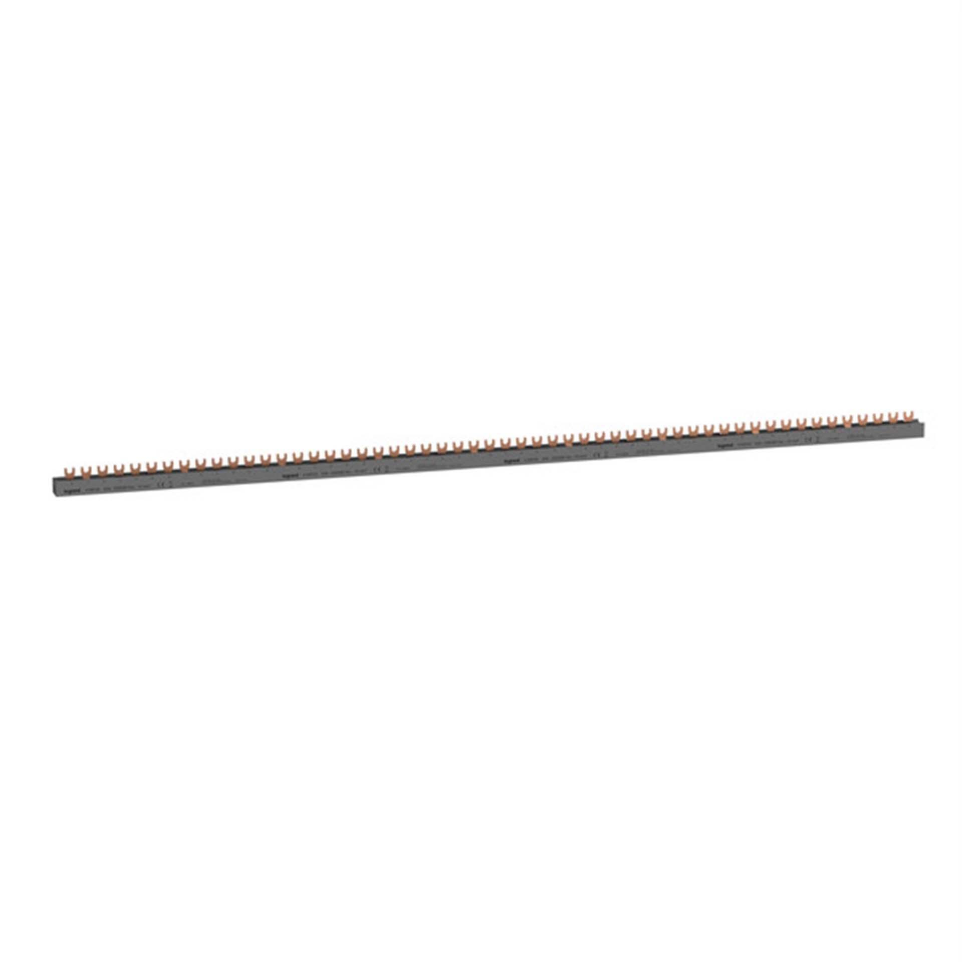 Gabelkammschiene HX3standard 2L, 1 Meter, 56TE, 63A, verteilt auf 3-Phasen
