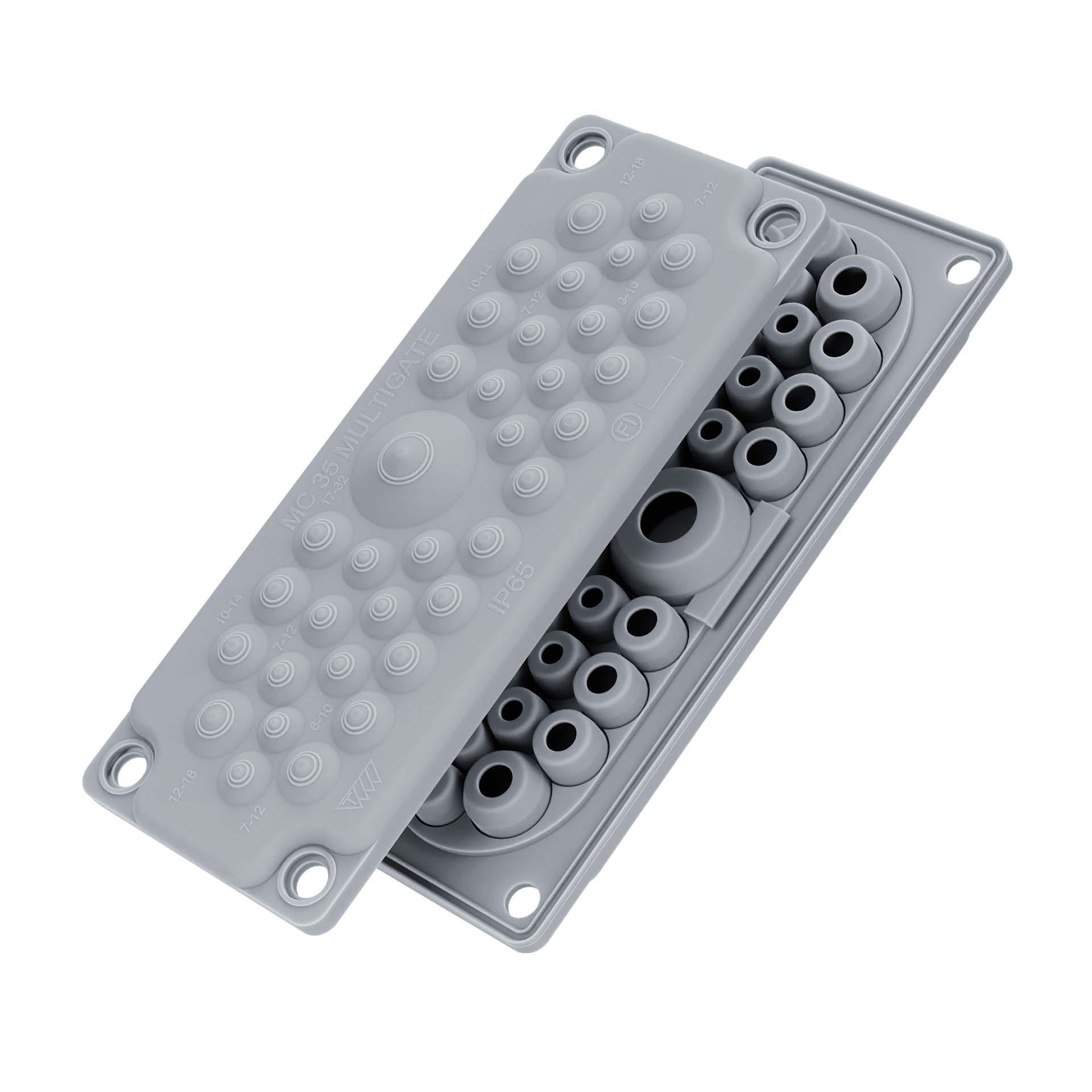 Kabeleinführungsflansch MC35, 216x84mm