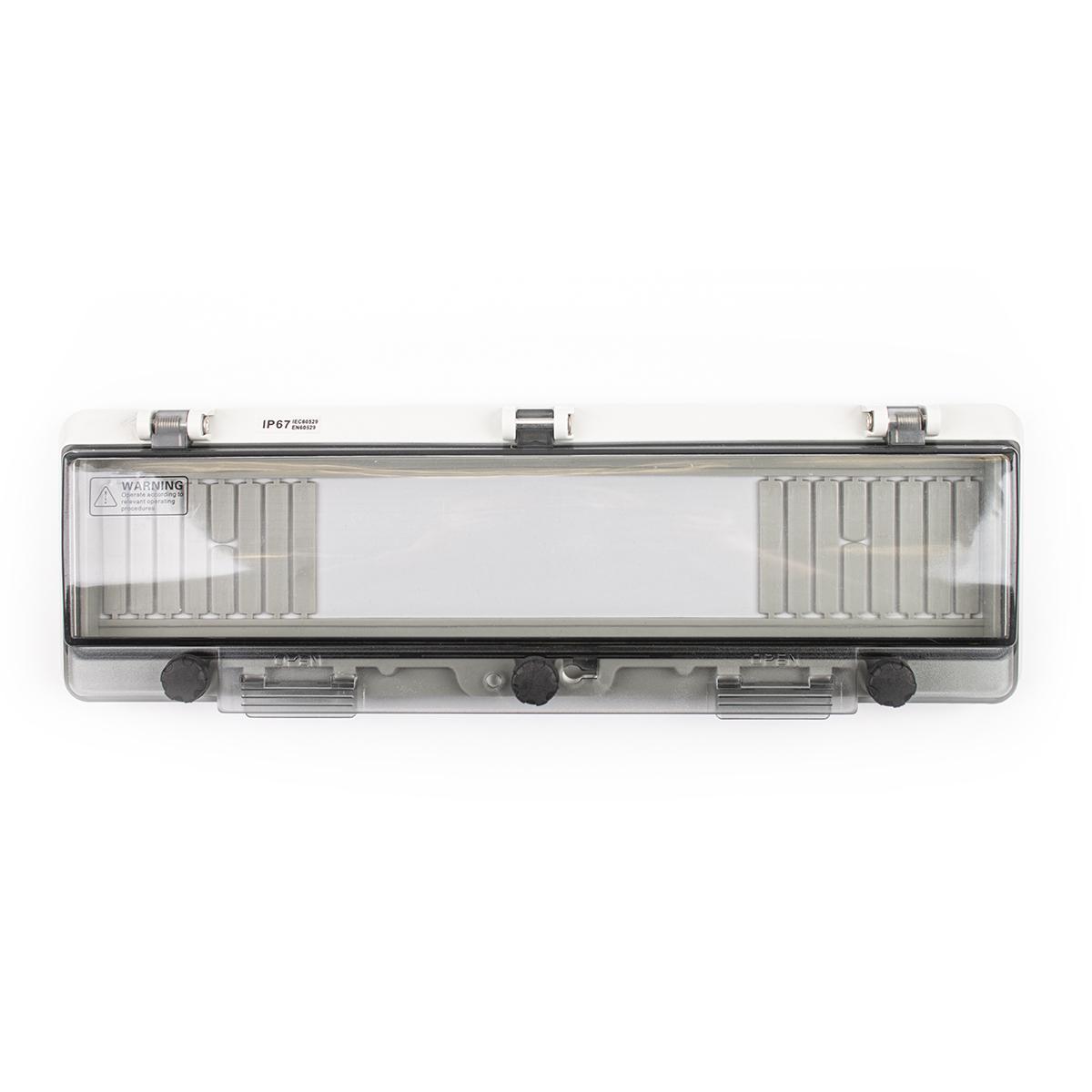 Klappdeckel 16-Modul mit Schutzkorb Tiefe 5mm, IP67