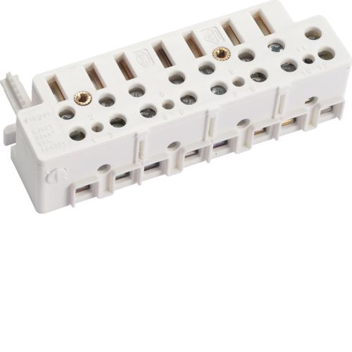 Hager Zählersteckklemme, universZ, Drehstrom 63 A, sperrbar, mit TRE-Anschlussklemmen, KJ30S