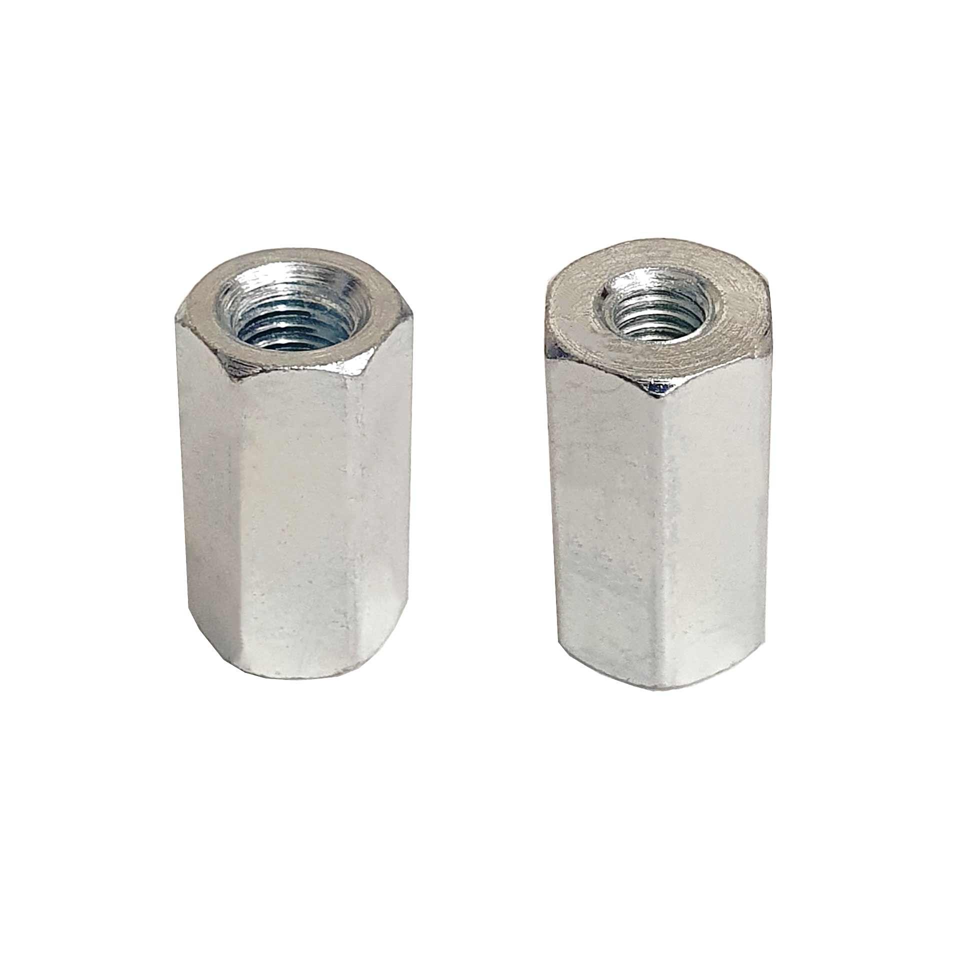 Distanzbolzen-Adapter mit 2 Innengewinde M6 & M8 Stahl-verzinkt, 25mm lang
