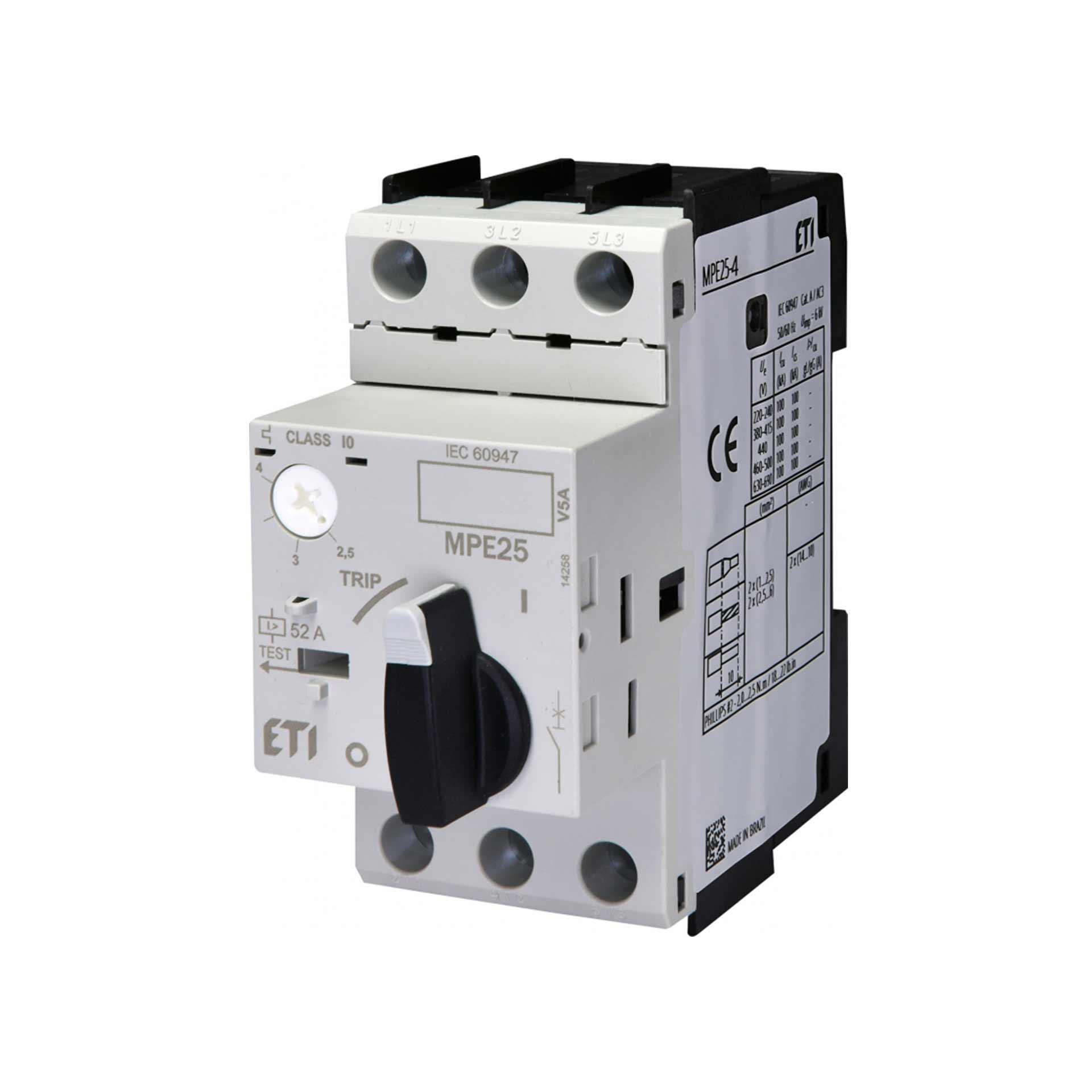Motorschutzschalter MPE25 / 2.5 - 4.0A