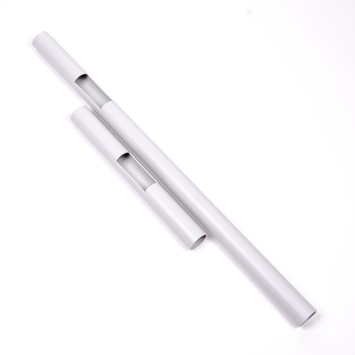 KIR Rohr Ø32mm / 340mm Länge inkl. Öffnung 70mm, Ausschnittposition bei 170mm, PVC