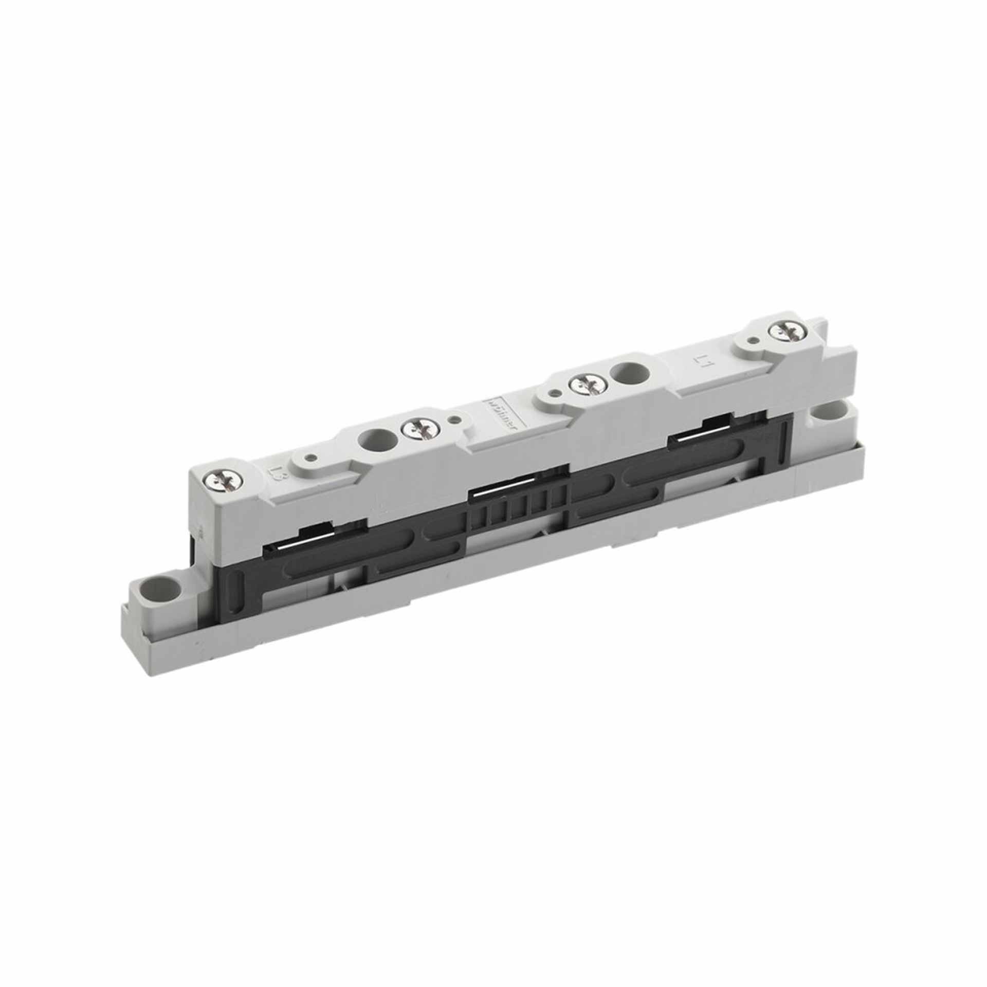 3P Sammelschienenträger, 60mm System für Schiene 12 x 5 - 30 x 10mm (Befestigung aussen)