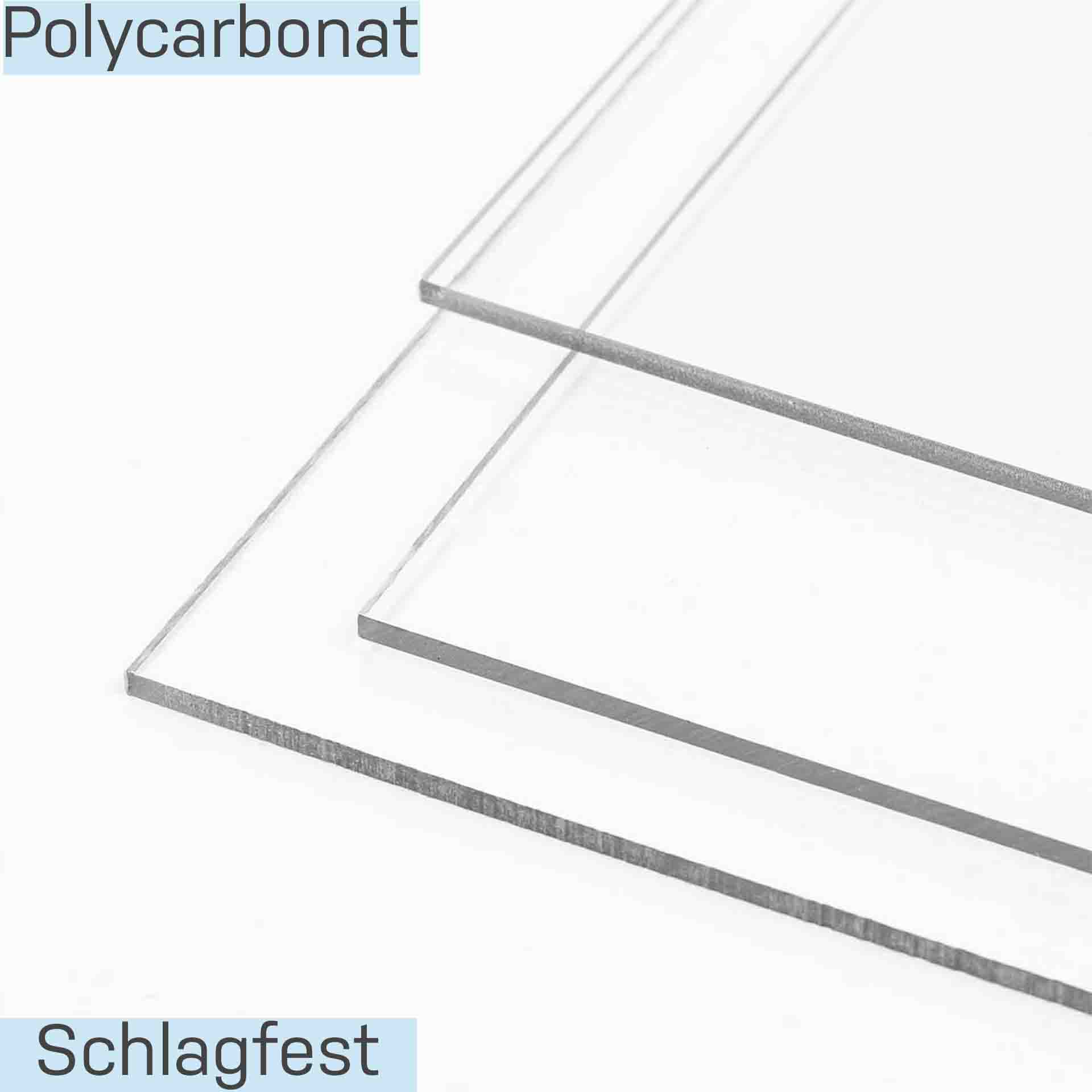 Polycarbonat Abdeckplatte transparent, 2050x1250x4mm, Halogenfrei, beidseitig Schutzfolie, 2.57 m²