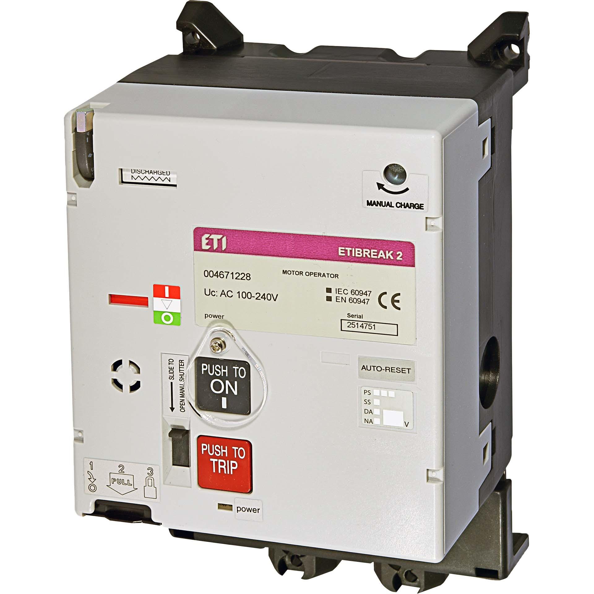 Elektromotorantrieb MO2 630, 100 - 240VAC, mit Reset, für EB2 400-630