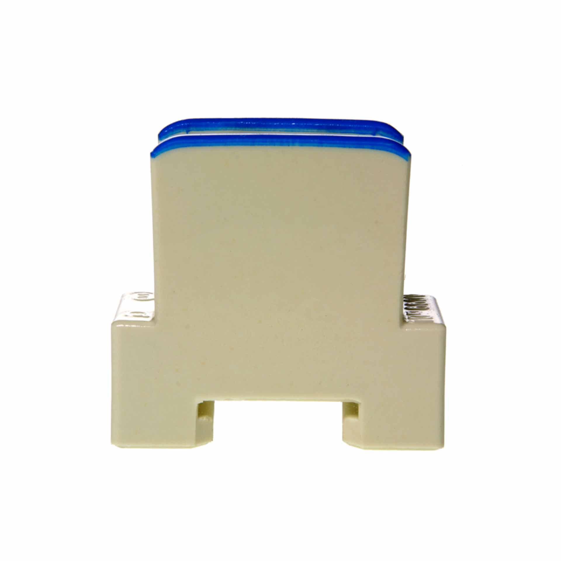 Steatit-Abzweigklemme 10mm², 2-Leiter, blau