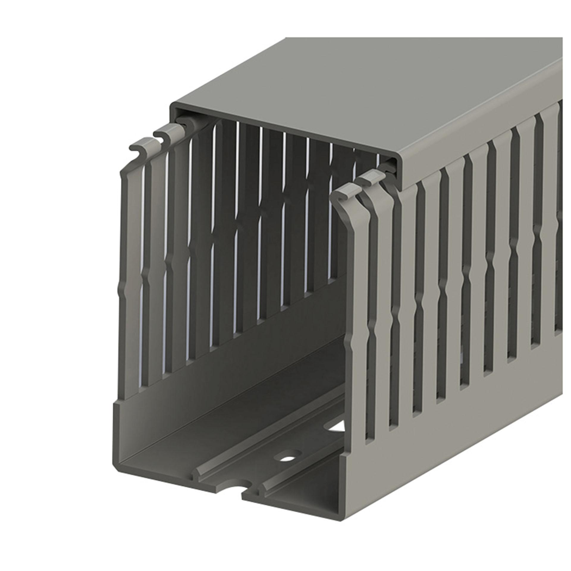Kabelkanal PVC grau (VK-GN) / 60x80mm (BxH)