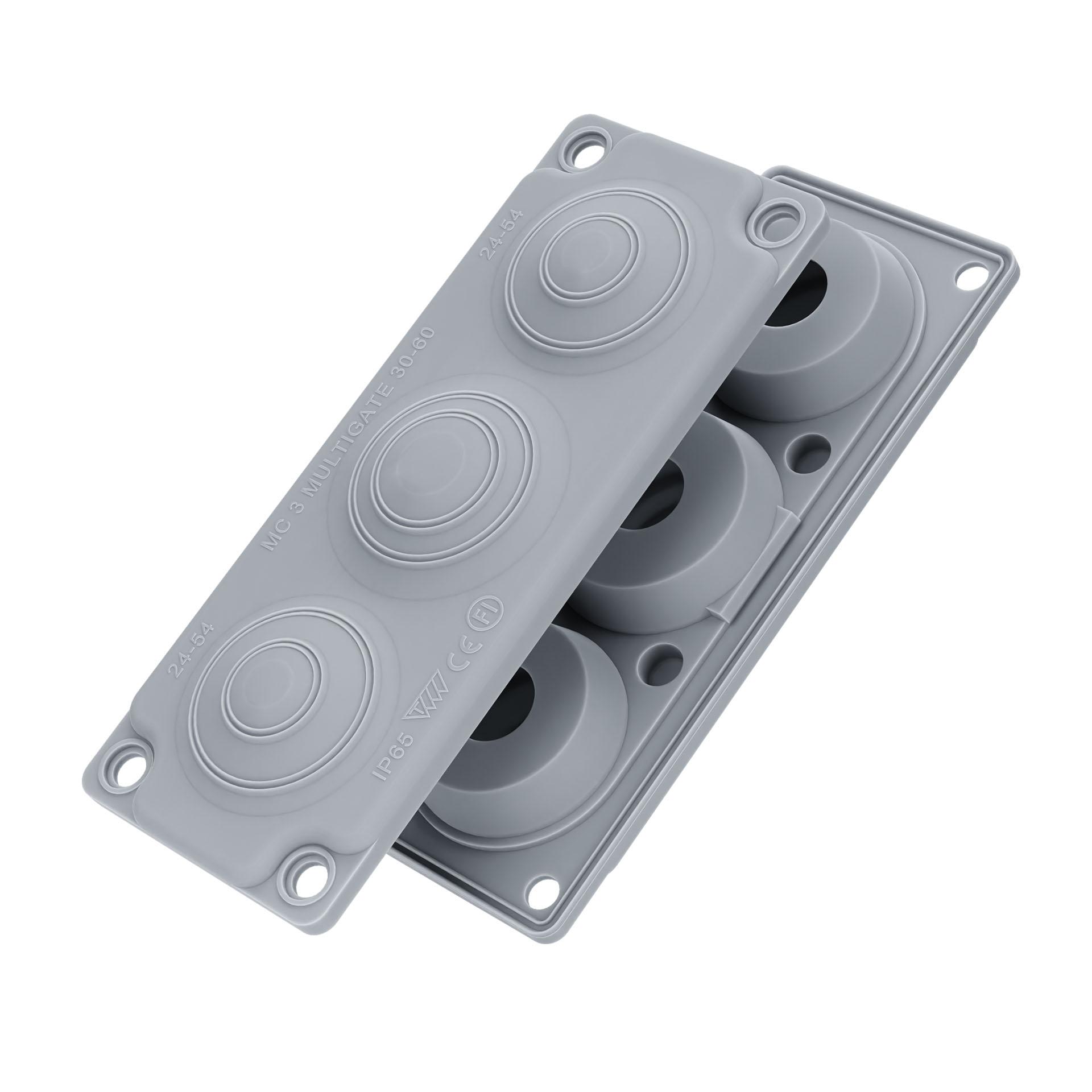 Kabeleinführungsflansch MC3, 214x82mm