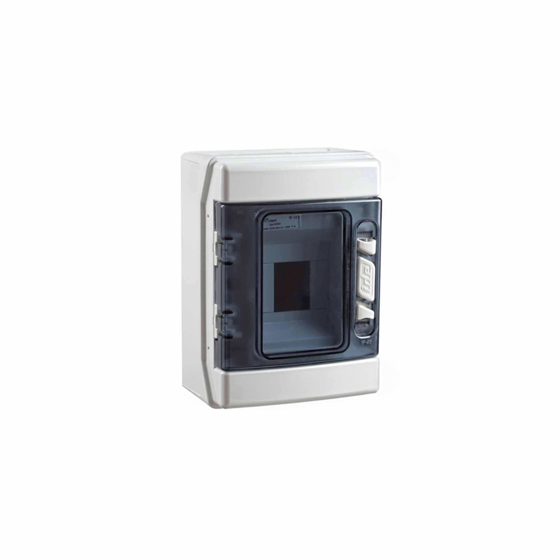 Aufputzverteiler "CDN4PT/RR" mit transparenter Tür, IP65, 1x4 Modul (4M)