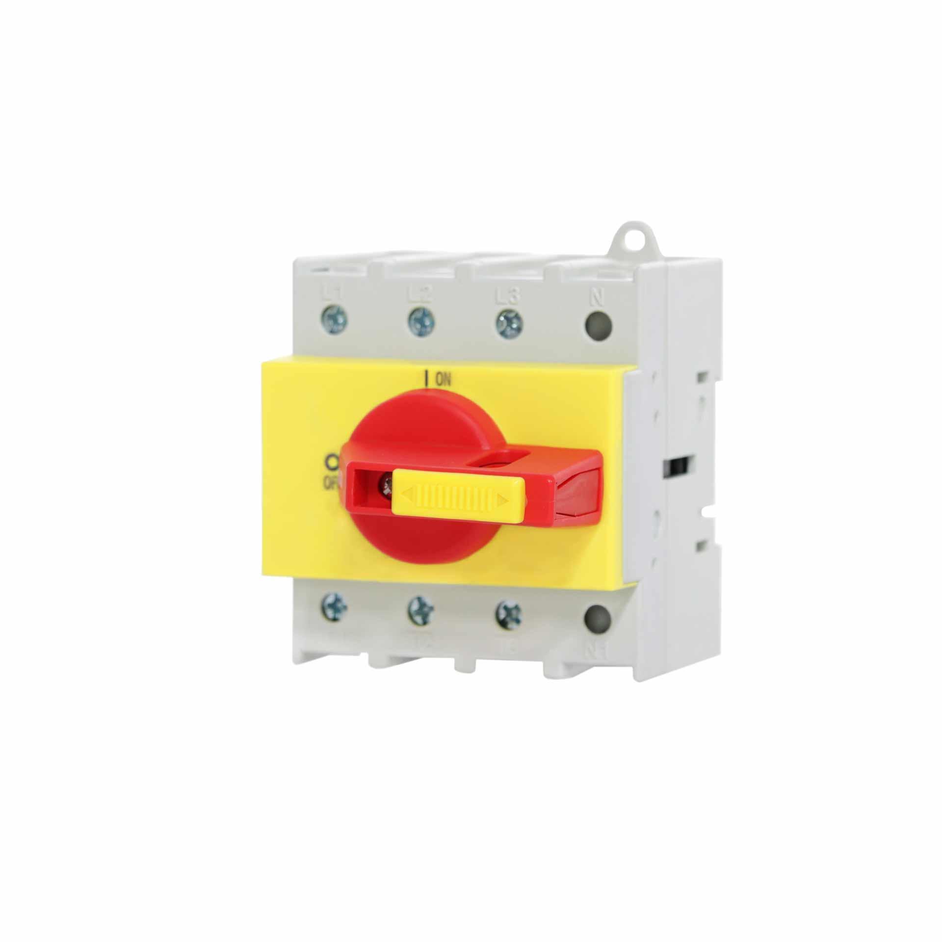 NOT-AUS Lasttrennschalter mit Sperrvorrichtung, 3-polig, 125A, 45 kW