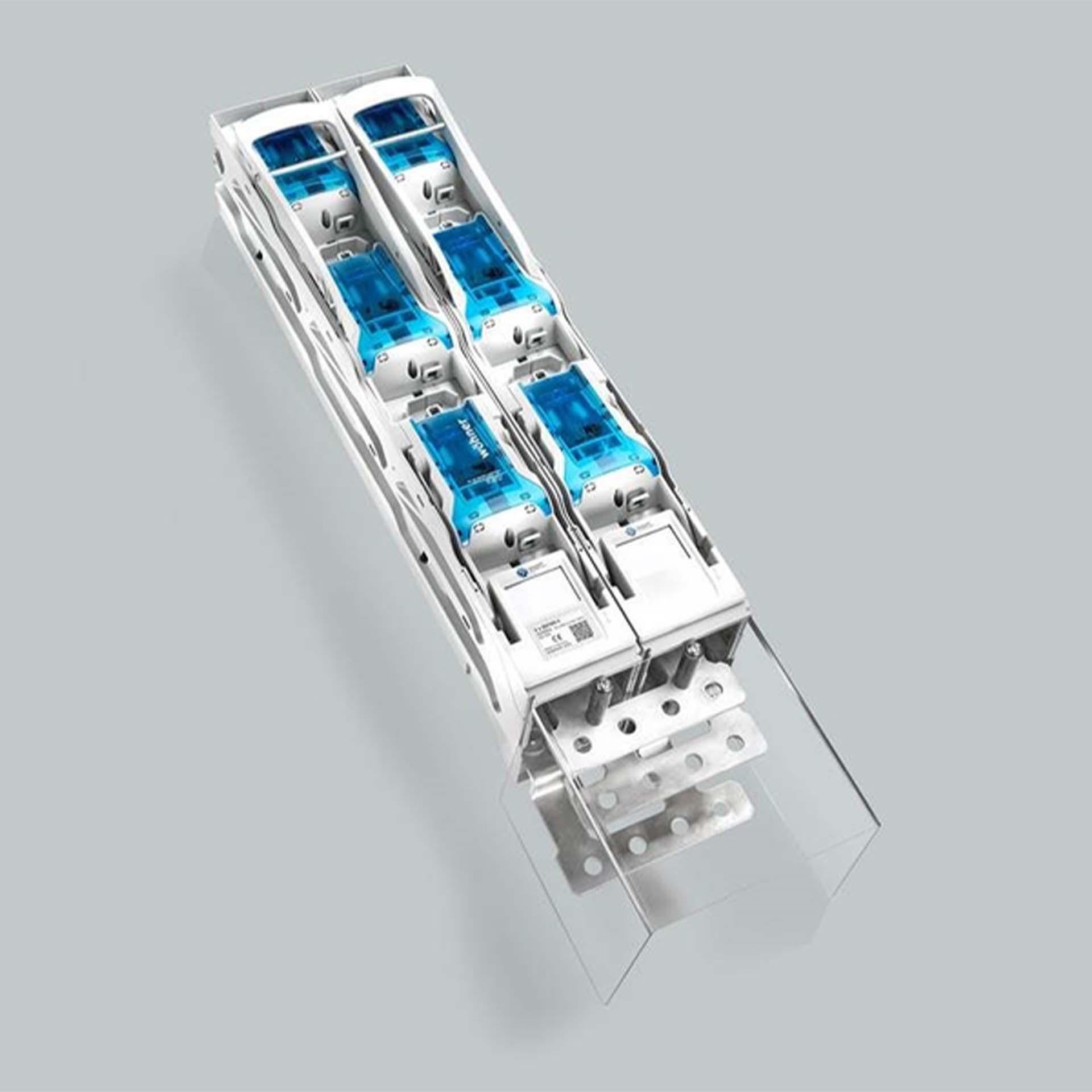 NH-Sicherungslastschaltleisten 2xGr.3, 185mm, M12 (3polig schaltbar) 1250A, Doppelschaltleiste