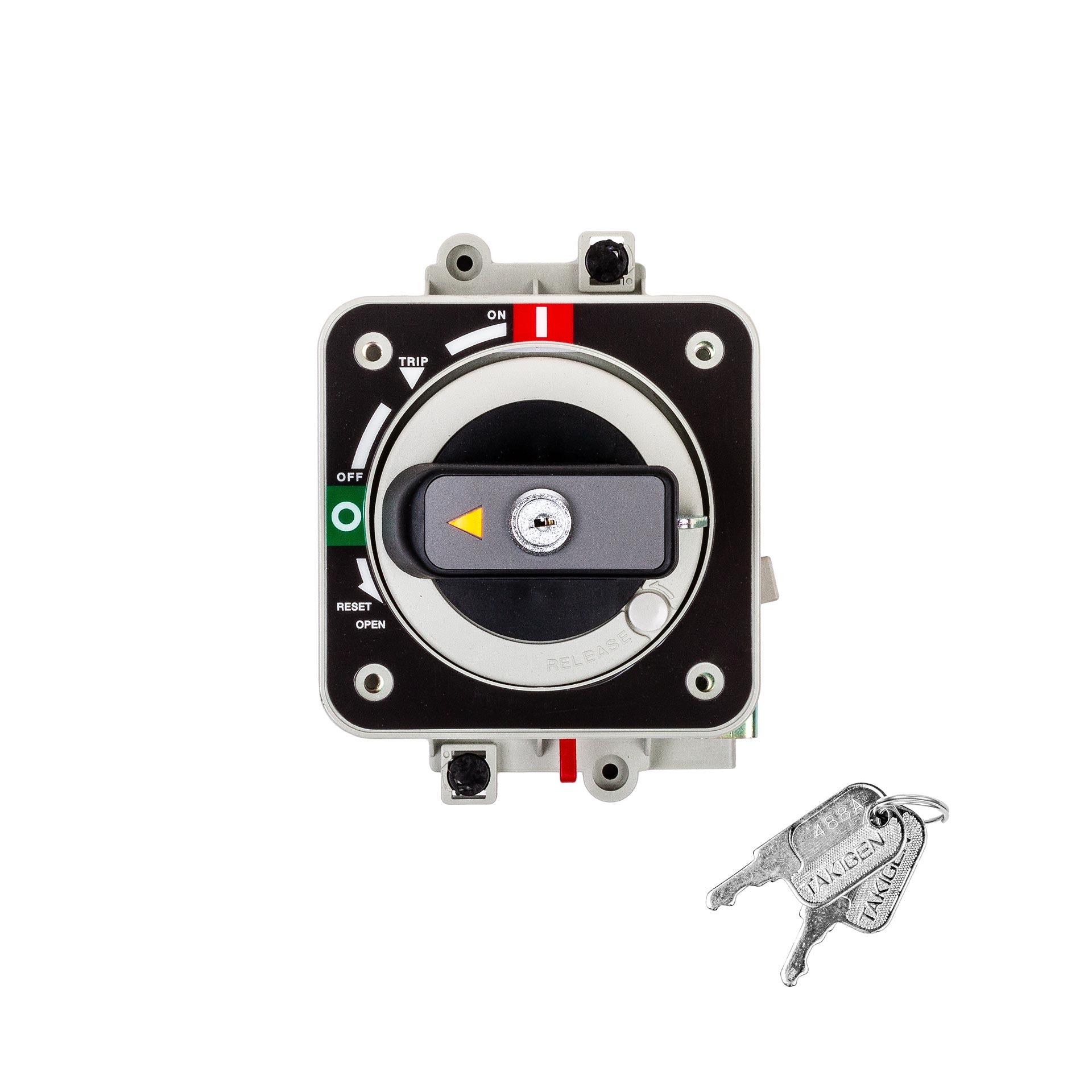 Rotary handle with locking device, direct mounting, for EB2, ED2 160-250